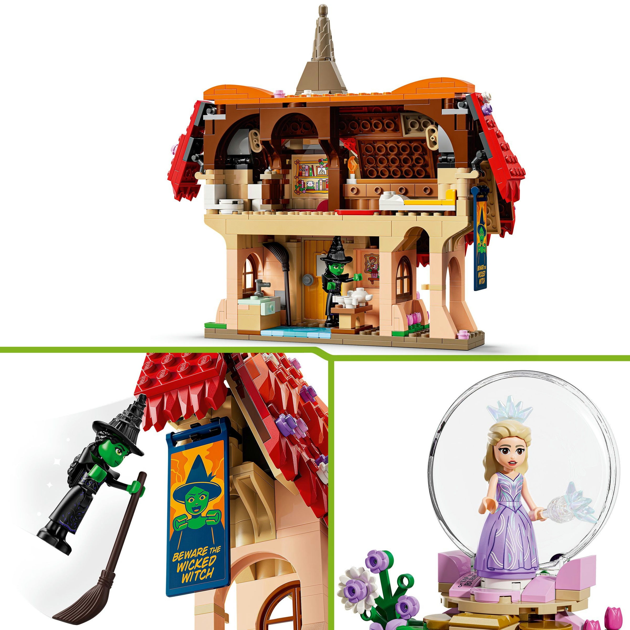 Juego de construcción Glinda y Elphaba Visitan Munchkinland Universal LEGO - 75690 5