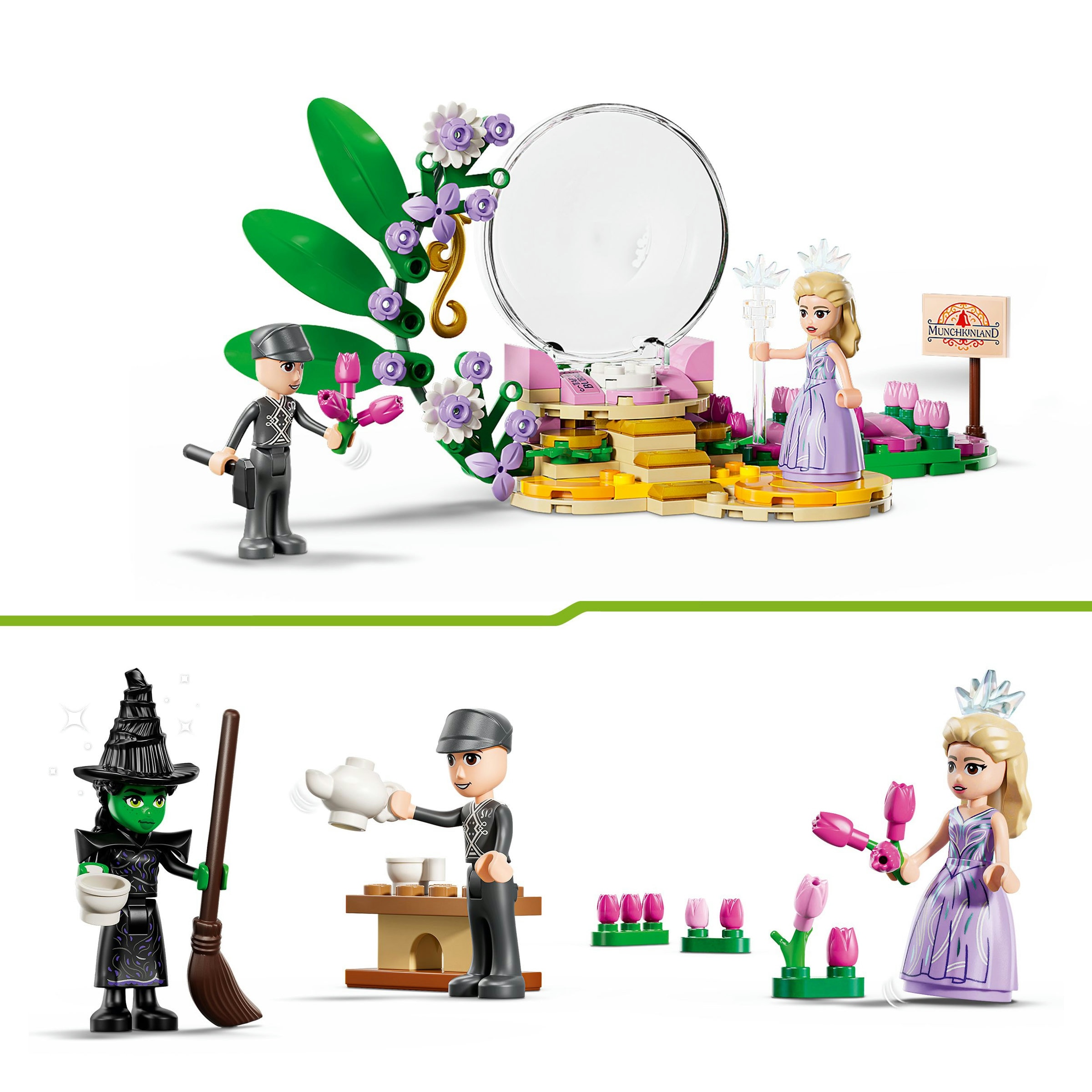 Juego de construcción Glinda y Elphaba Visitan Munchkinland Universal LEGO - 75690 6