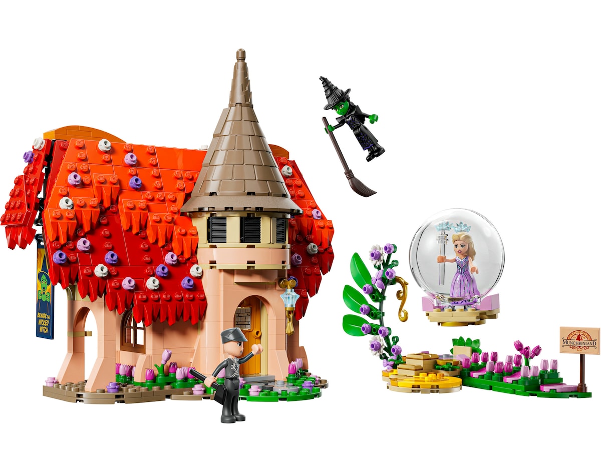 Visita da Glinda e Elphaba a Munchkinland Lego Wicked 8