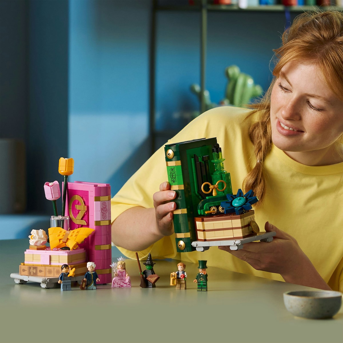 Suporte de Livros da Glinda e Elphaba Lego Wicked 3