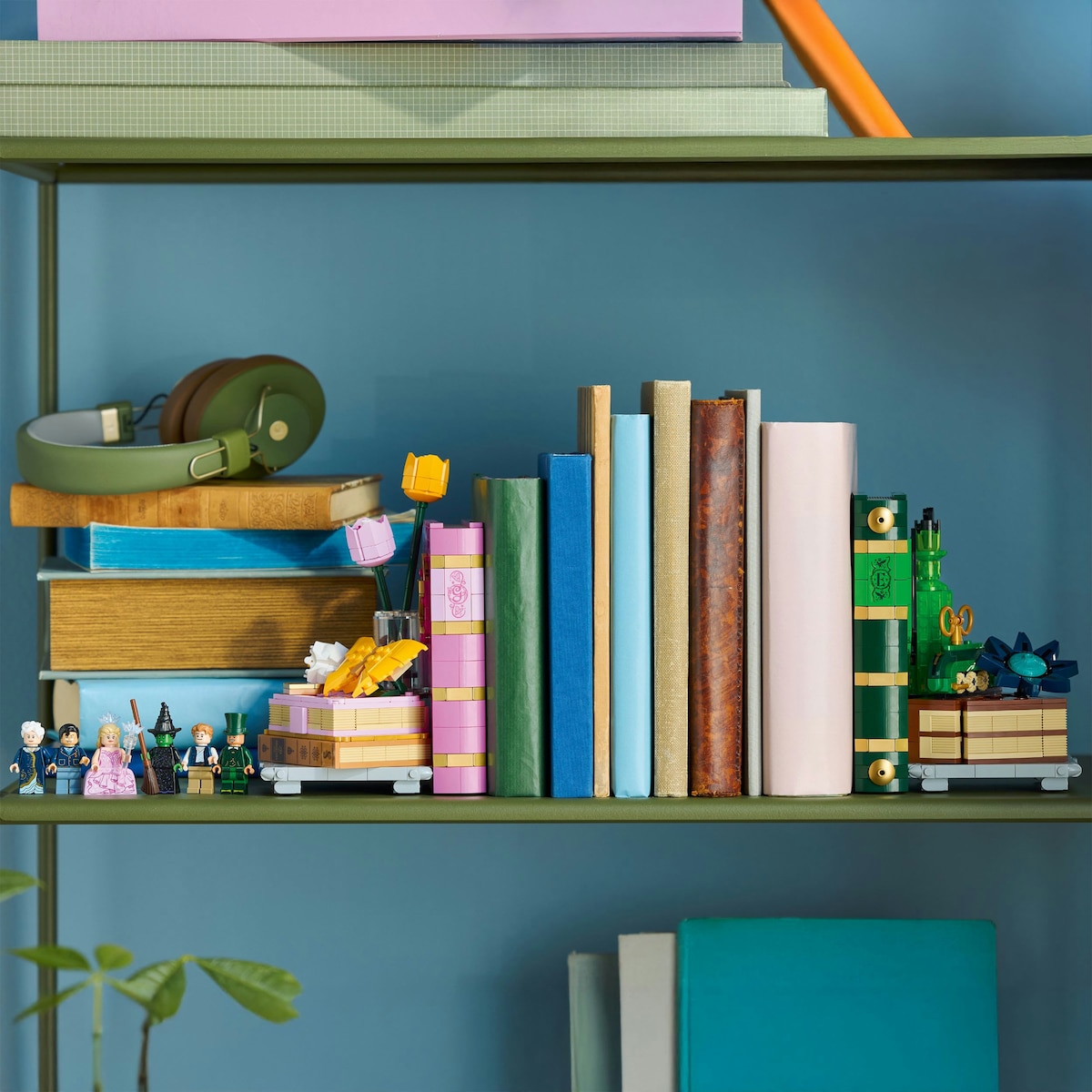 Suporte de Livros da Glinda e Elphaba Lego Wicked 5