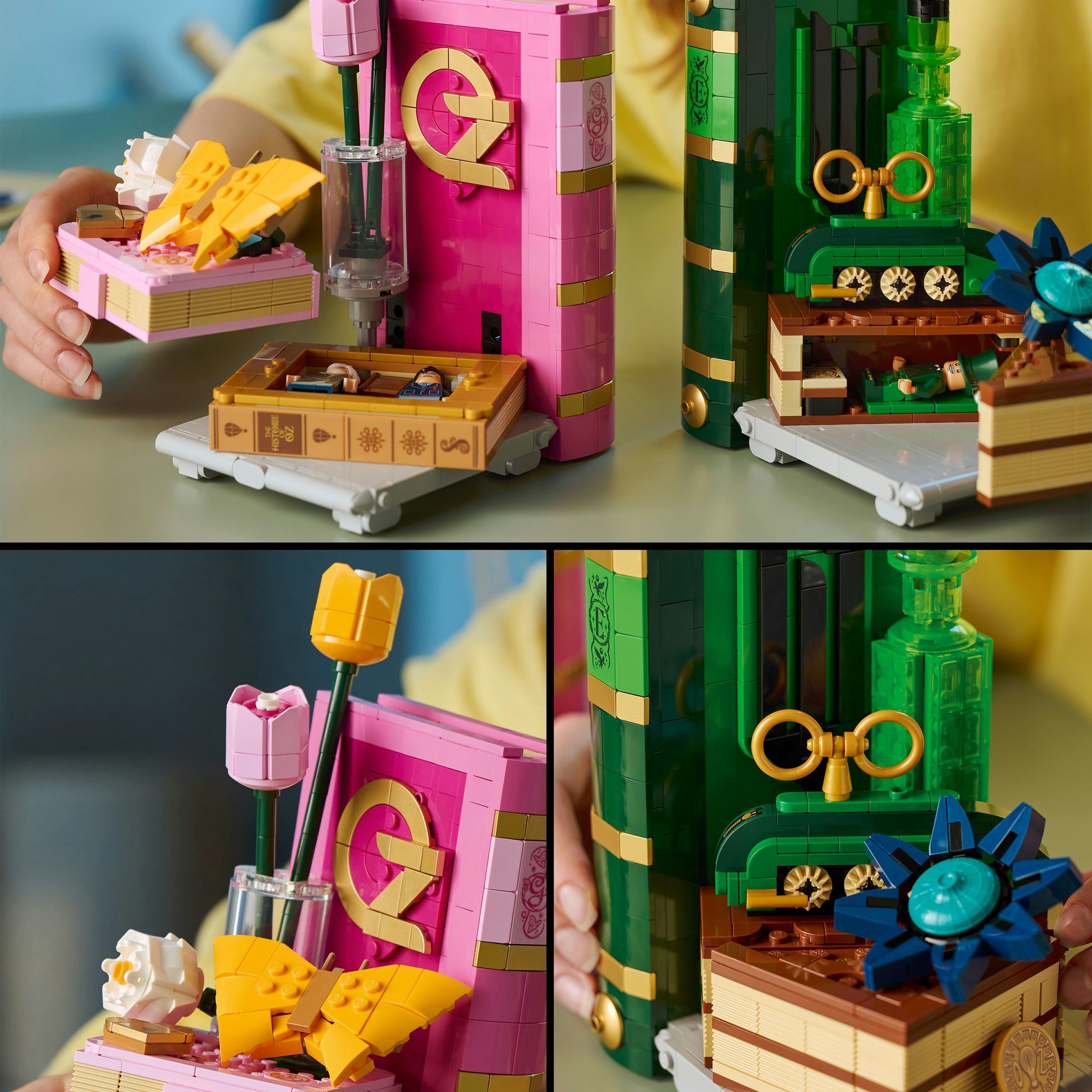 Juego de construcción Sujetalibros de Glinda y Elphaba Universal LEGO - 75691 6