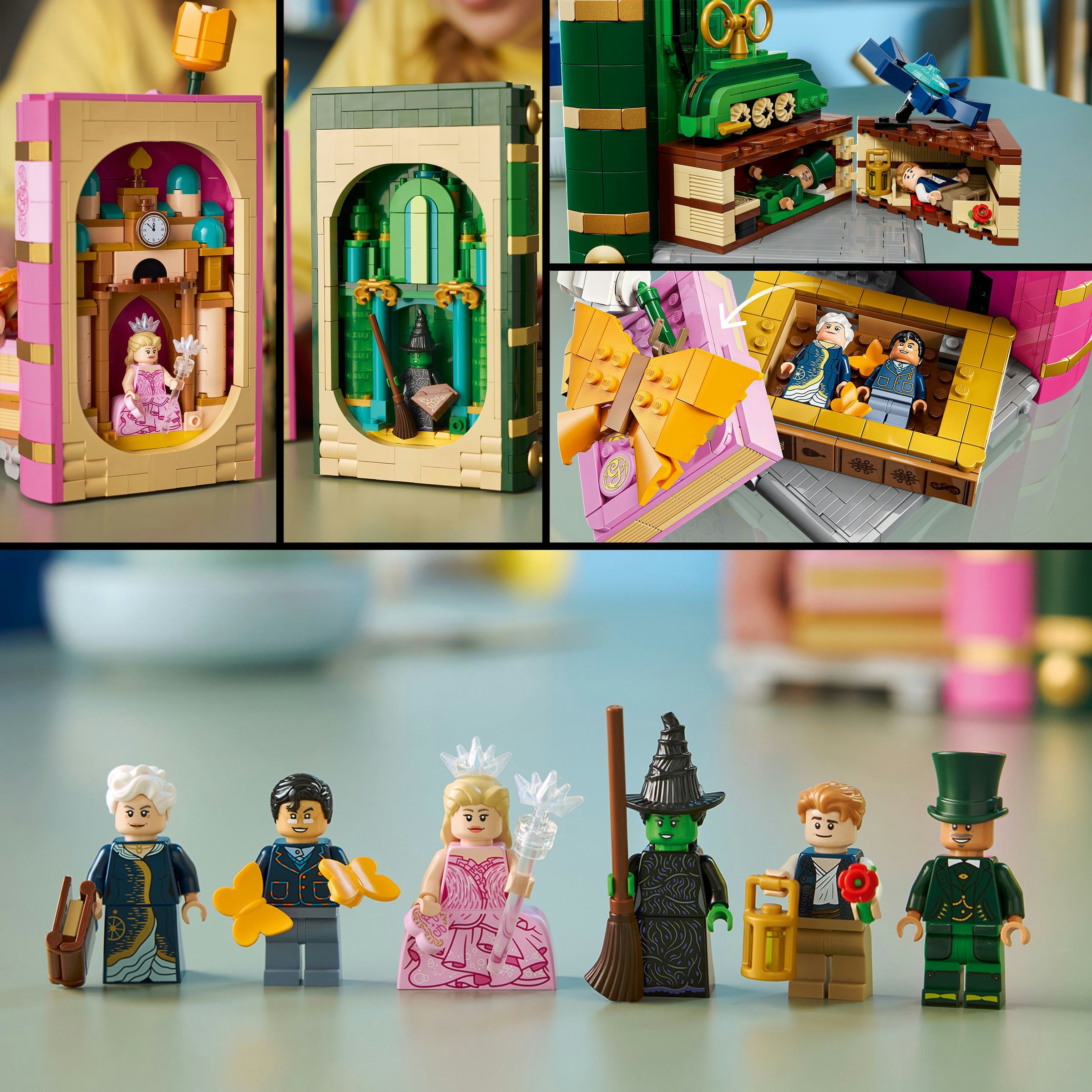 Juego de construcción Sujetalibros de Glinda y Elphaba Universal LEGO - 75691 7