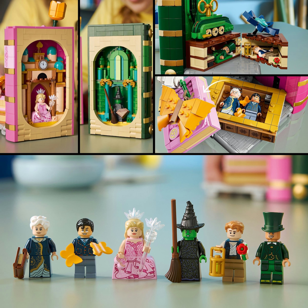 Suporte de Livros da Glinda e Elphaba Lego Wicked 7