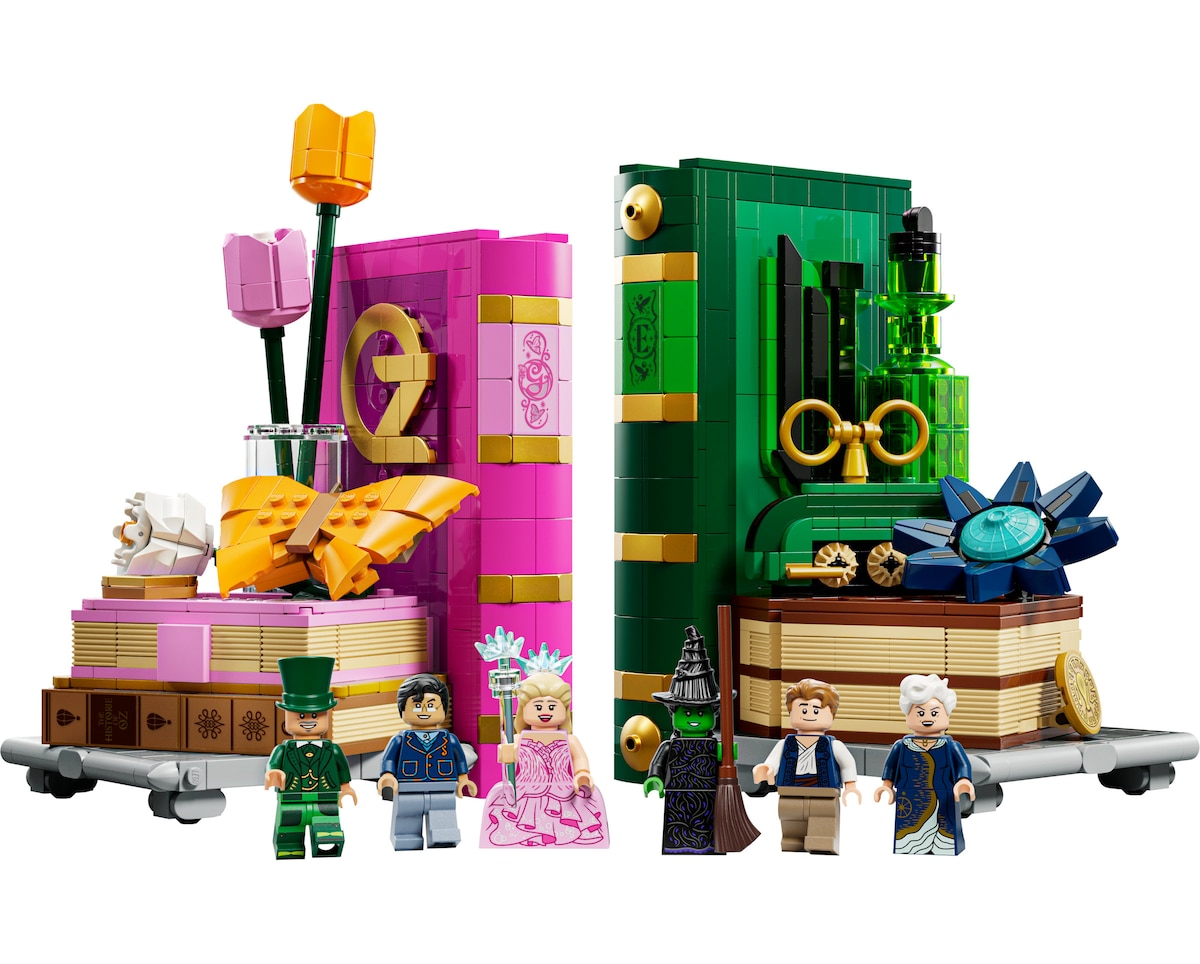 Suporte de Livros da Glinda e Elphaba Lego Wicked 8