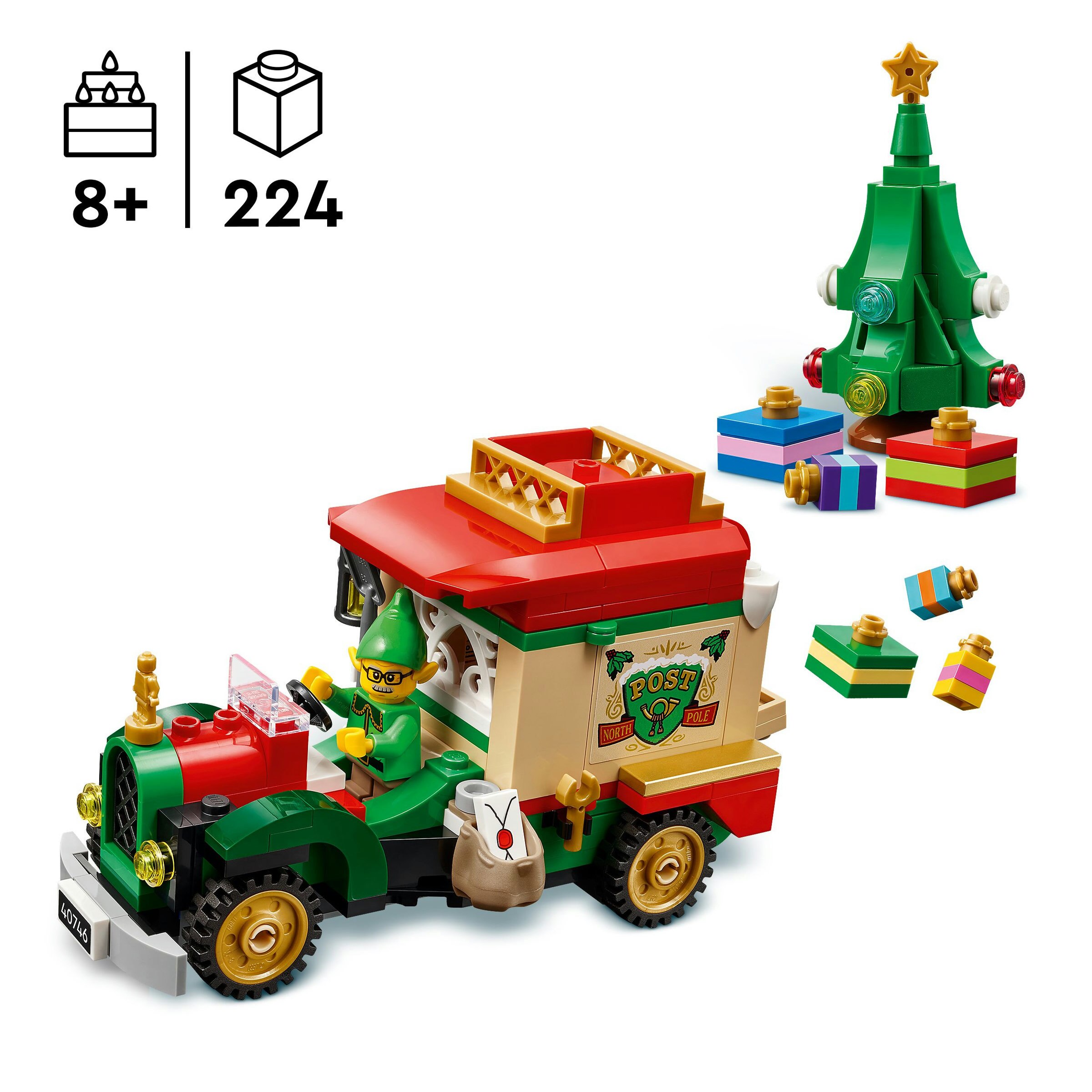Camião de Entregas do Pai Natal Lego 3