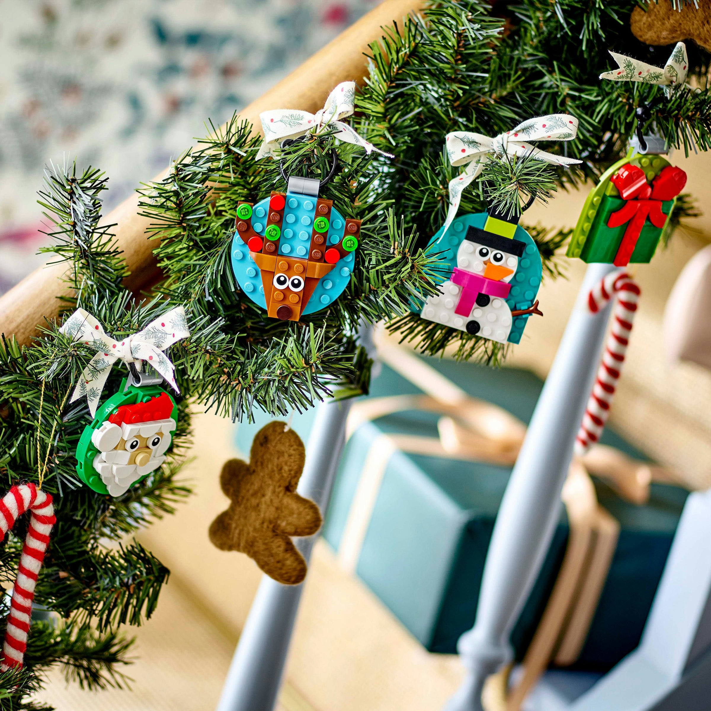 Seleção de Enfeites de Natal Lego 5