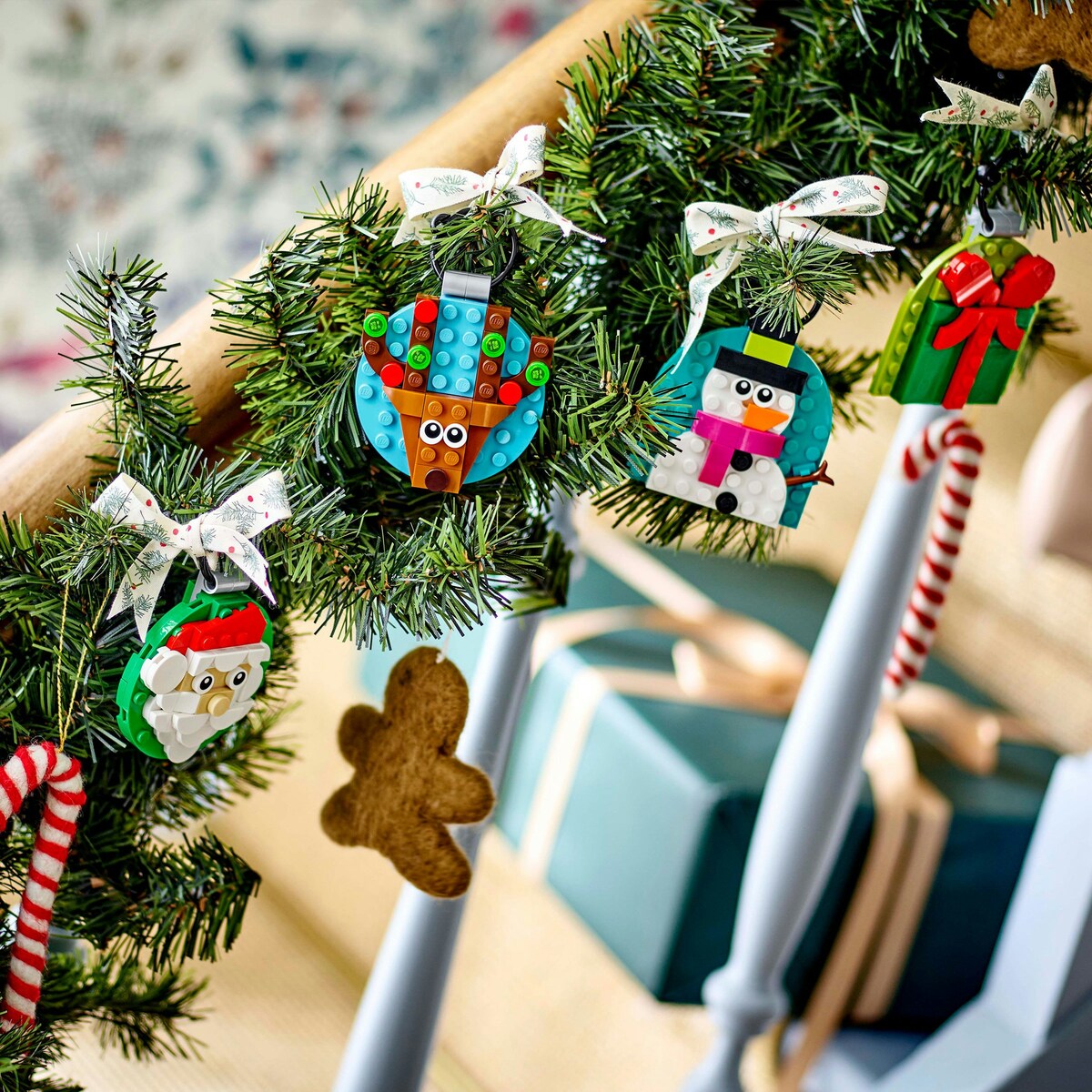 Seleção de Enfeites de Natal Lego 5