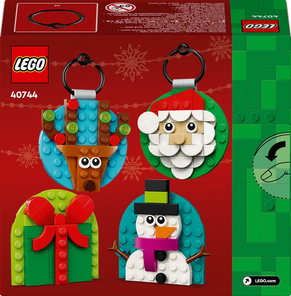 Seleção de Enfeites de Natal Lego 8