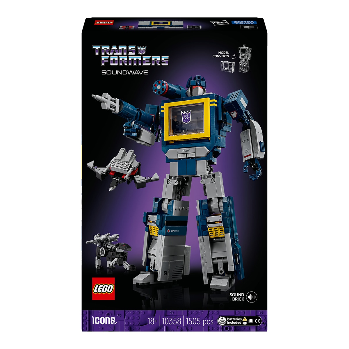 Transformers: Soundwave Lego Icons 1