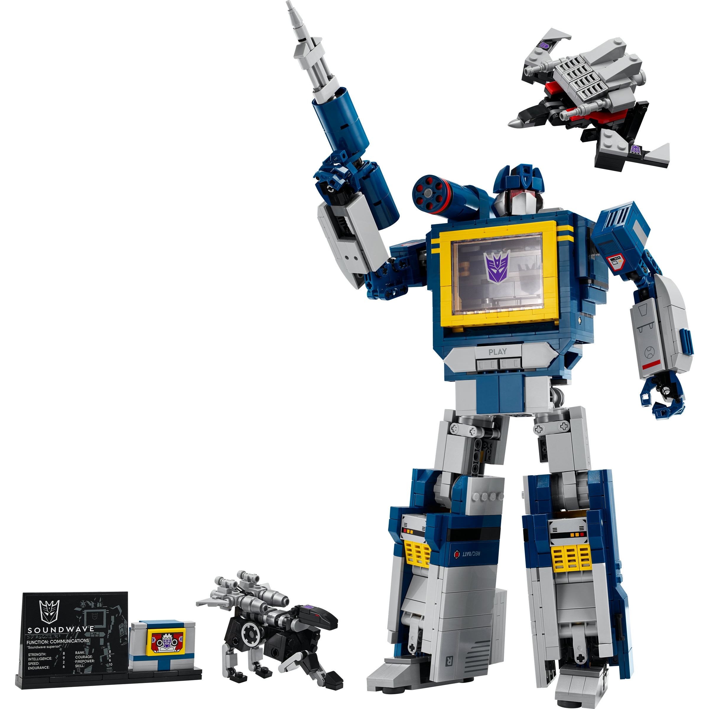 Transformers: Soundwave Lego Icons 8