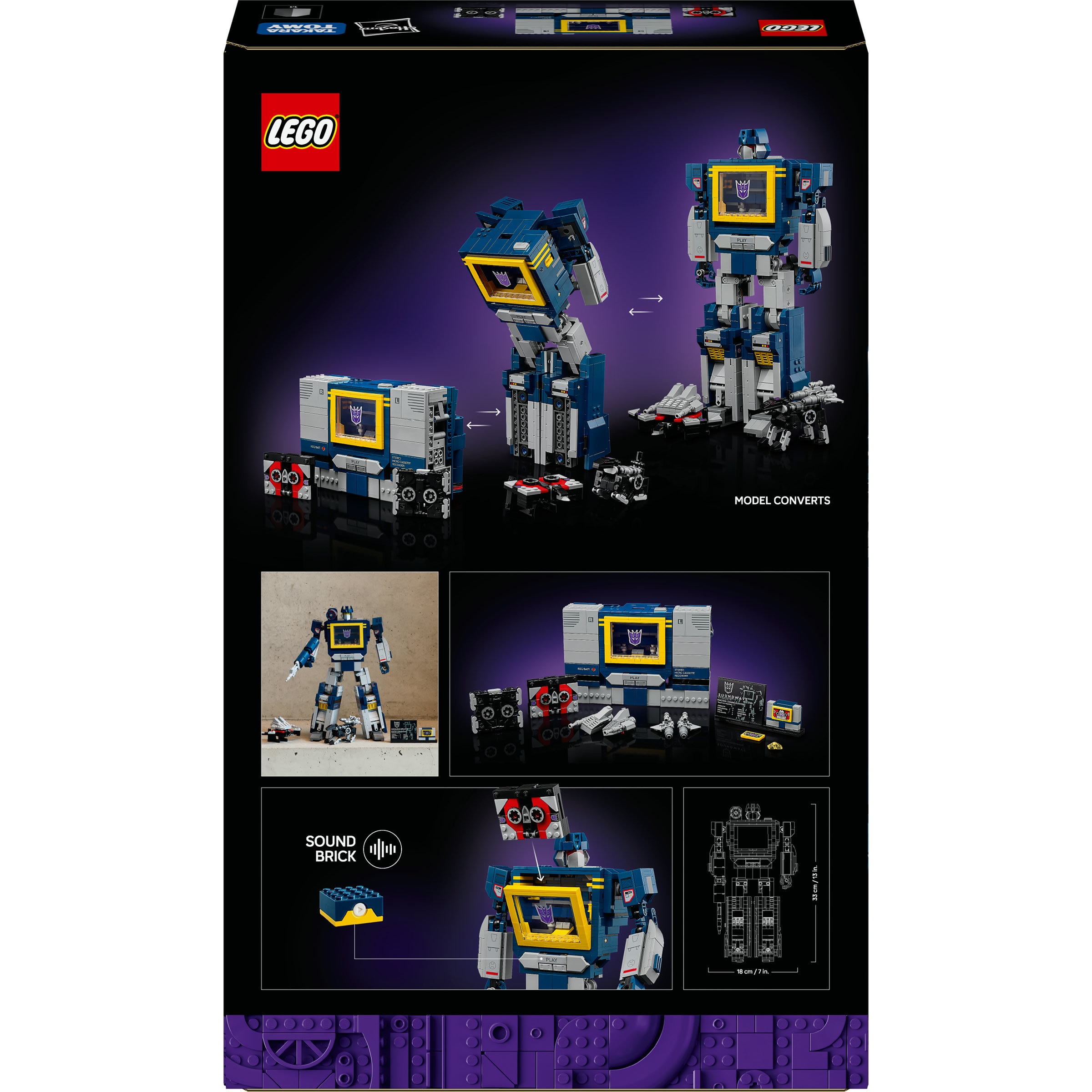 Transformers: Soundwave Lego Icons 9