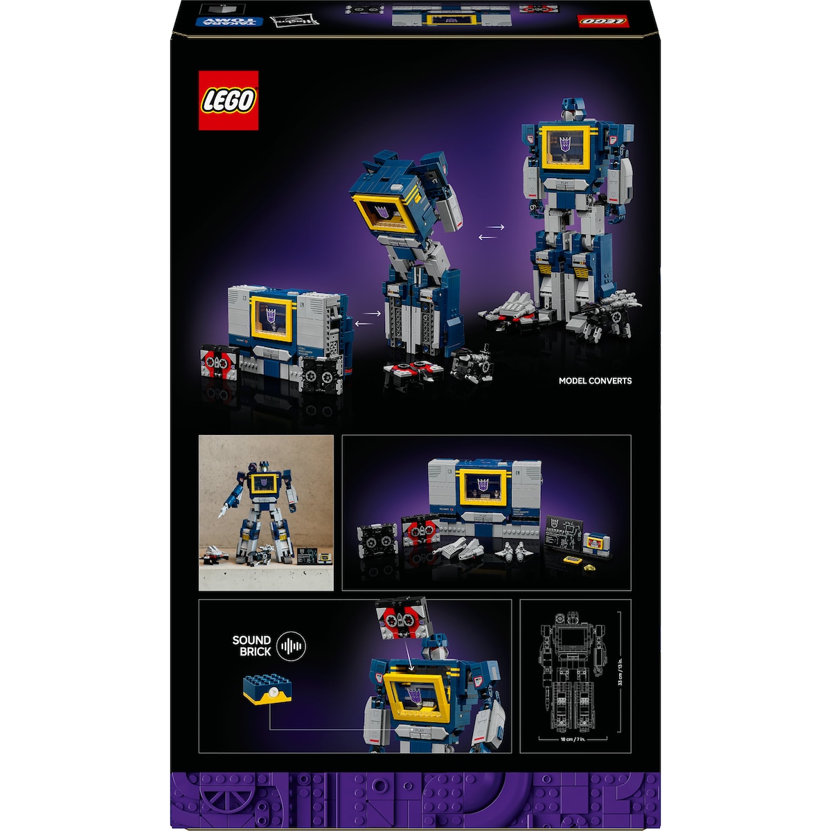 Transformers: Soundwave Lego Icons 9