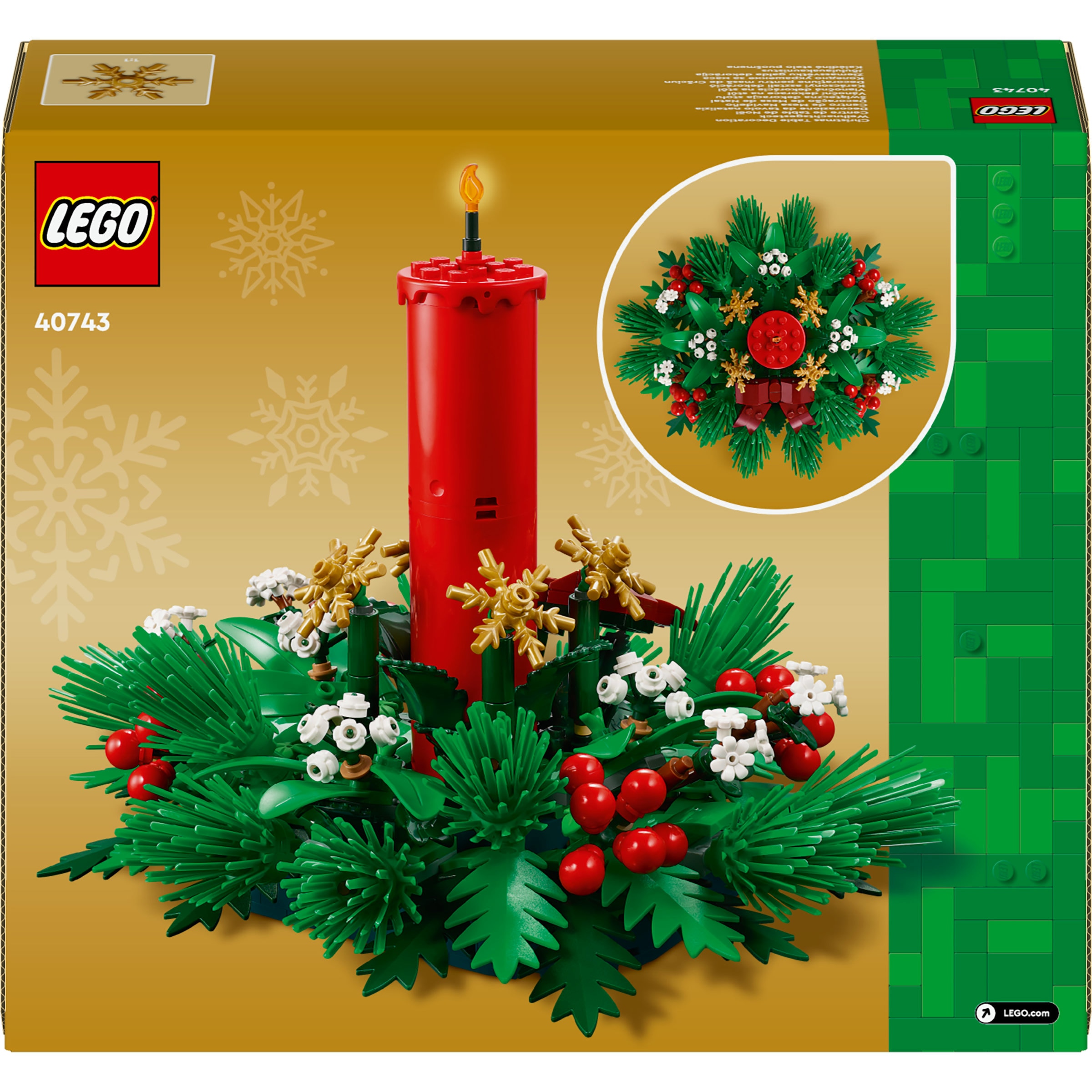 Decoração de Mesa de Natal Lego 8