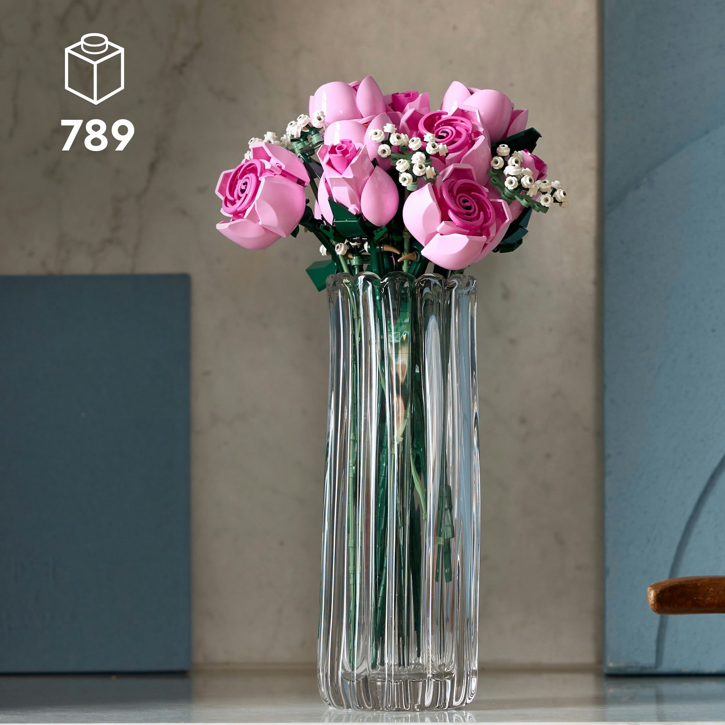 Buquê de Rosas Cor-de-rosa Lego Botanicals 4