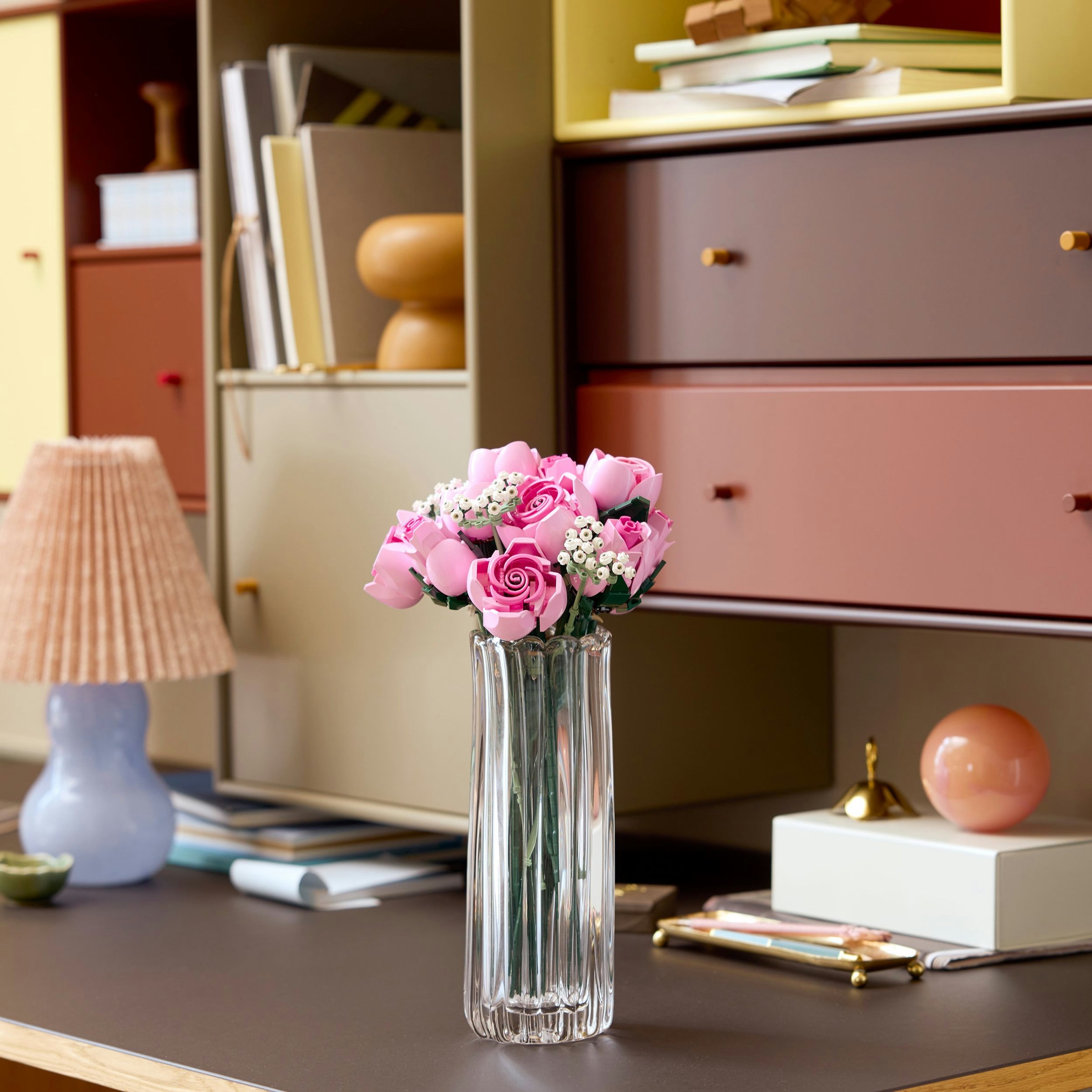 Buquê de Rosas Cor-de-rosa Lego Botanicals 5