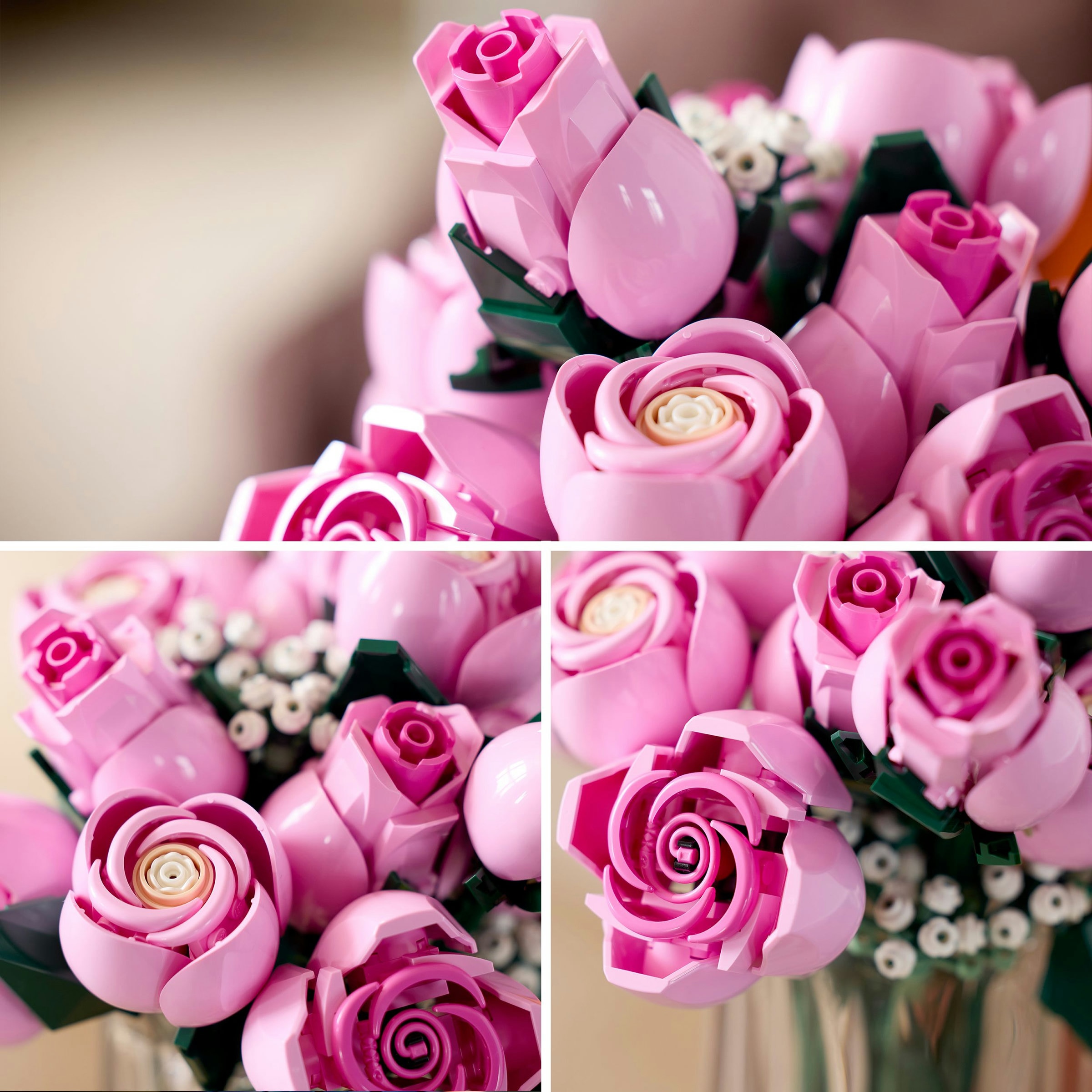 Buquê de Rosas Cor-de-rosa Lego Botanicals 6