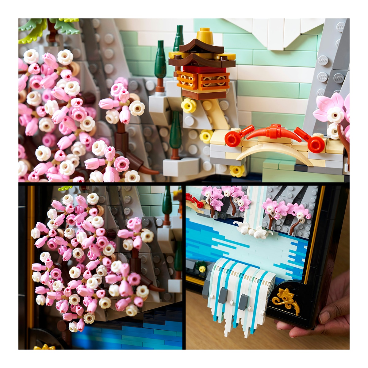 Lego Paisagem com Cerejeiras 7