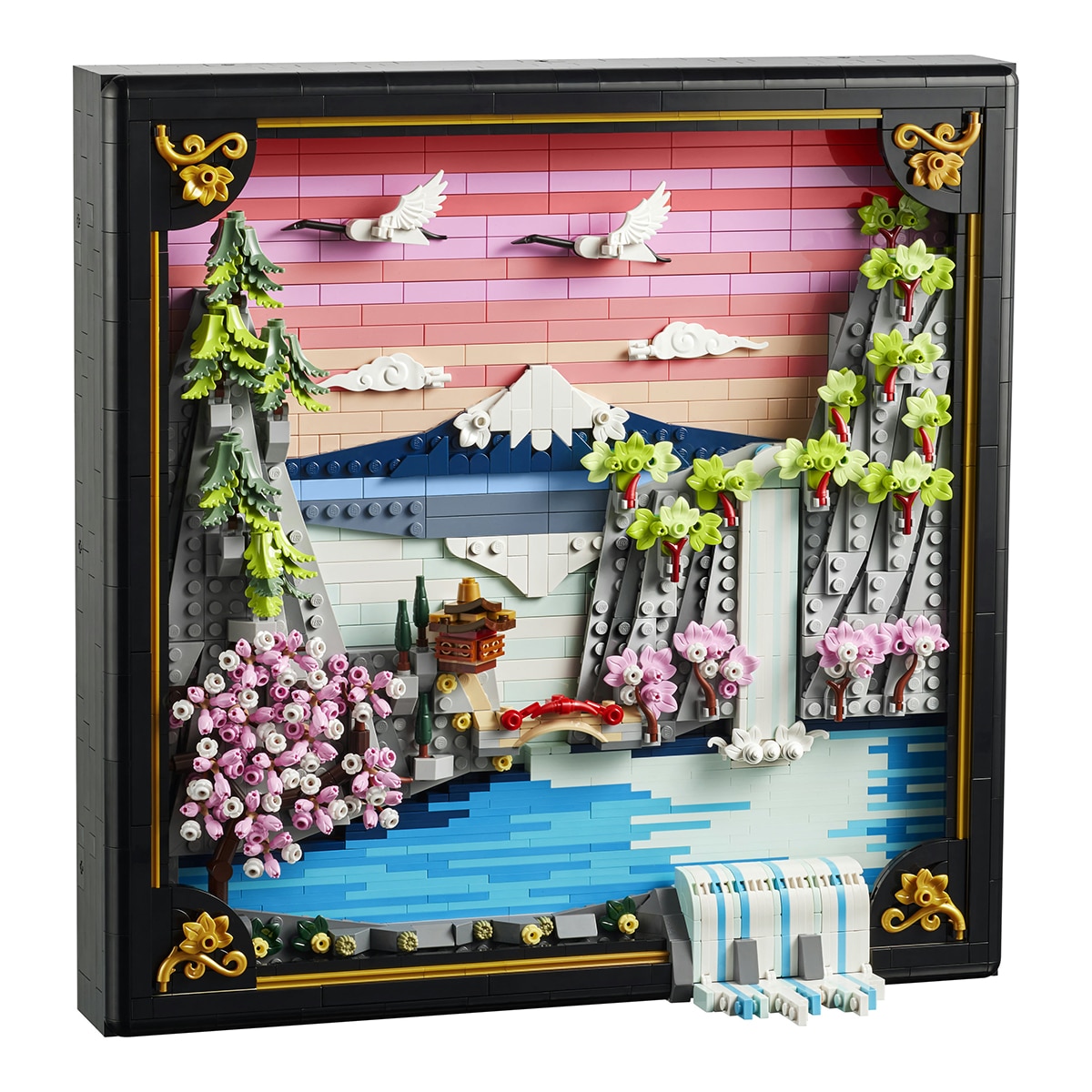Lego Paisagem com Cerejeiras 8