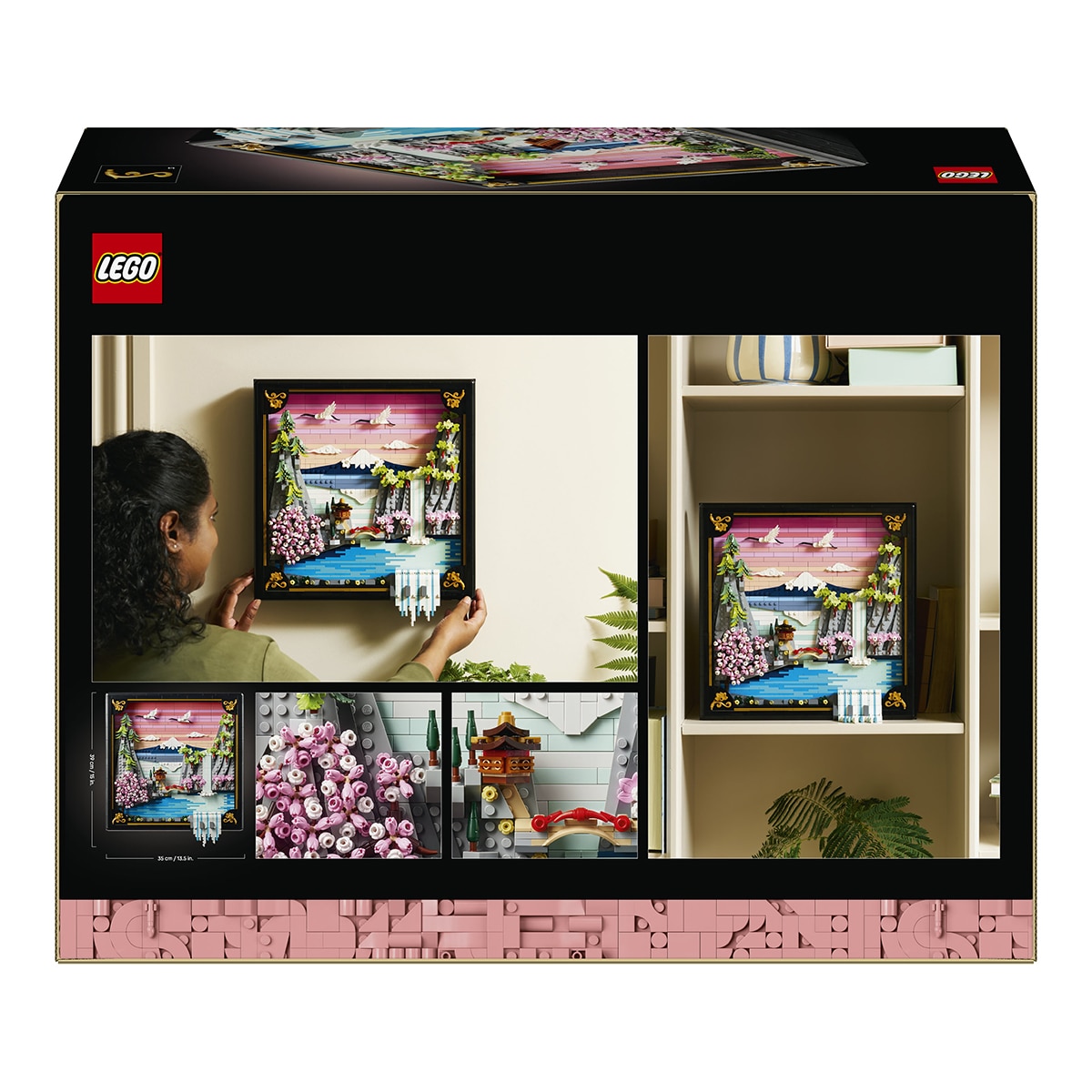 Lego Paisagem com Cerejeiras 9