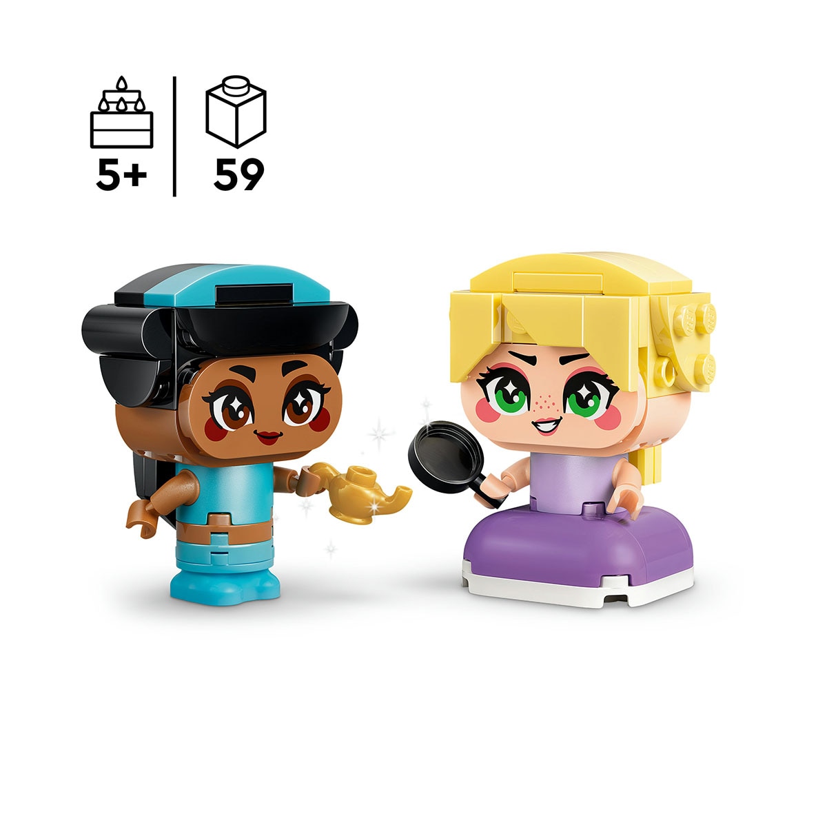 Juego de construcción Mini Jasmine y Rapunzel LEGO Disney Princess - 43303 4