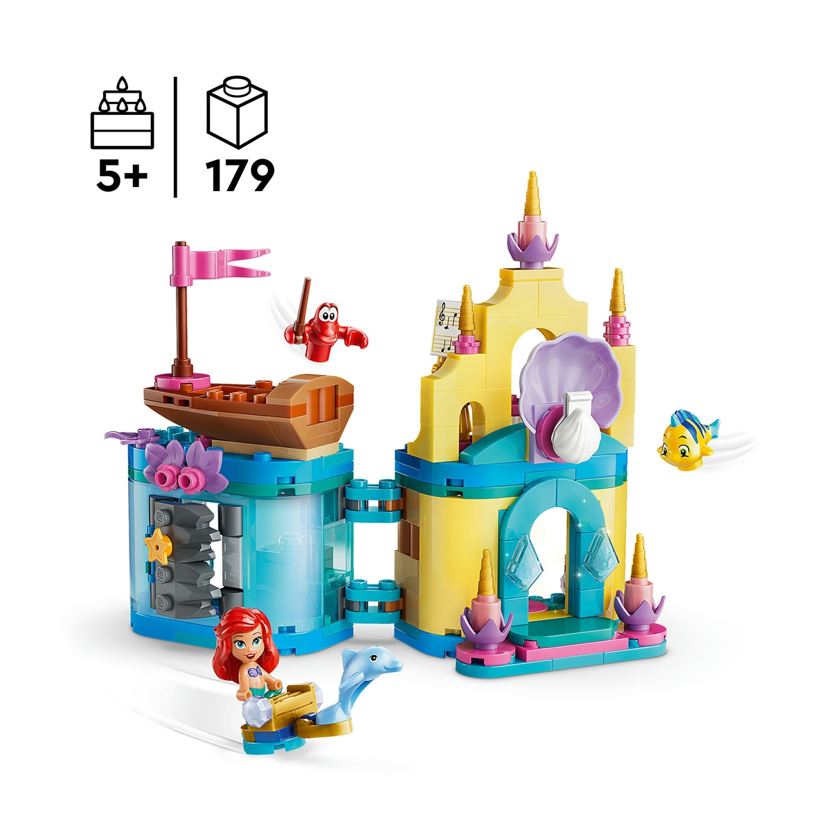 Juego de construcción Mini Palacio Mágico de Ariel LEGO Disney Princess - 43285 4