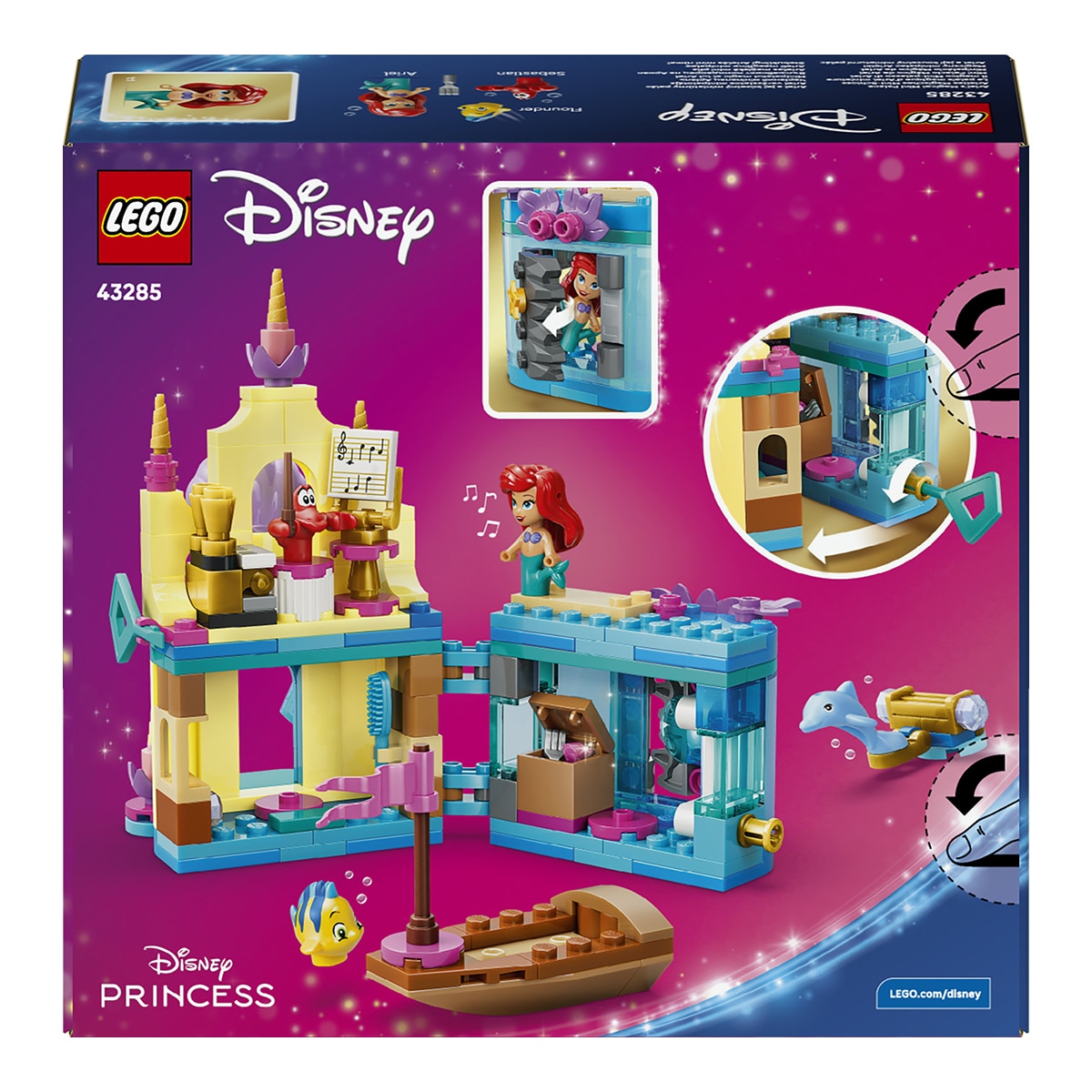Juego de construcción Mini Palacio Mágico de Ariel LEGO Disney Princess - 43285 9