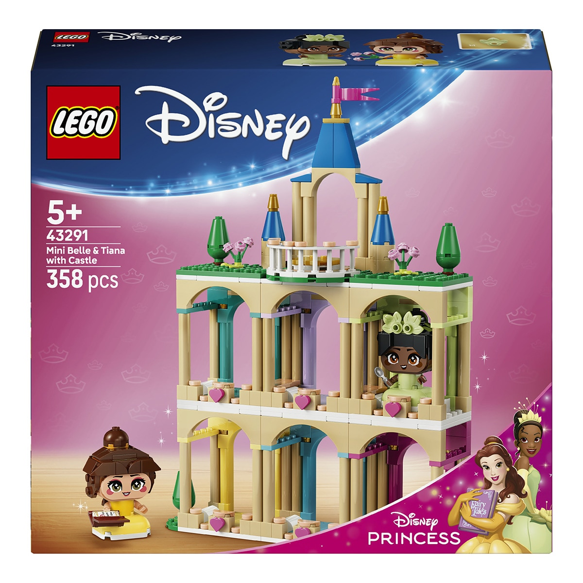 LEGO – Juego de construcción Mini Bella y Tiana con Castillo LEGO Disney Princess – 43291.