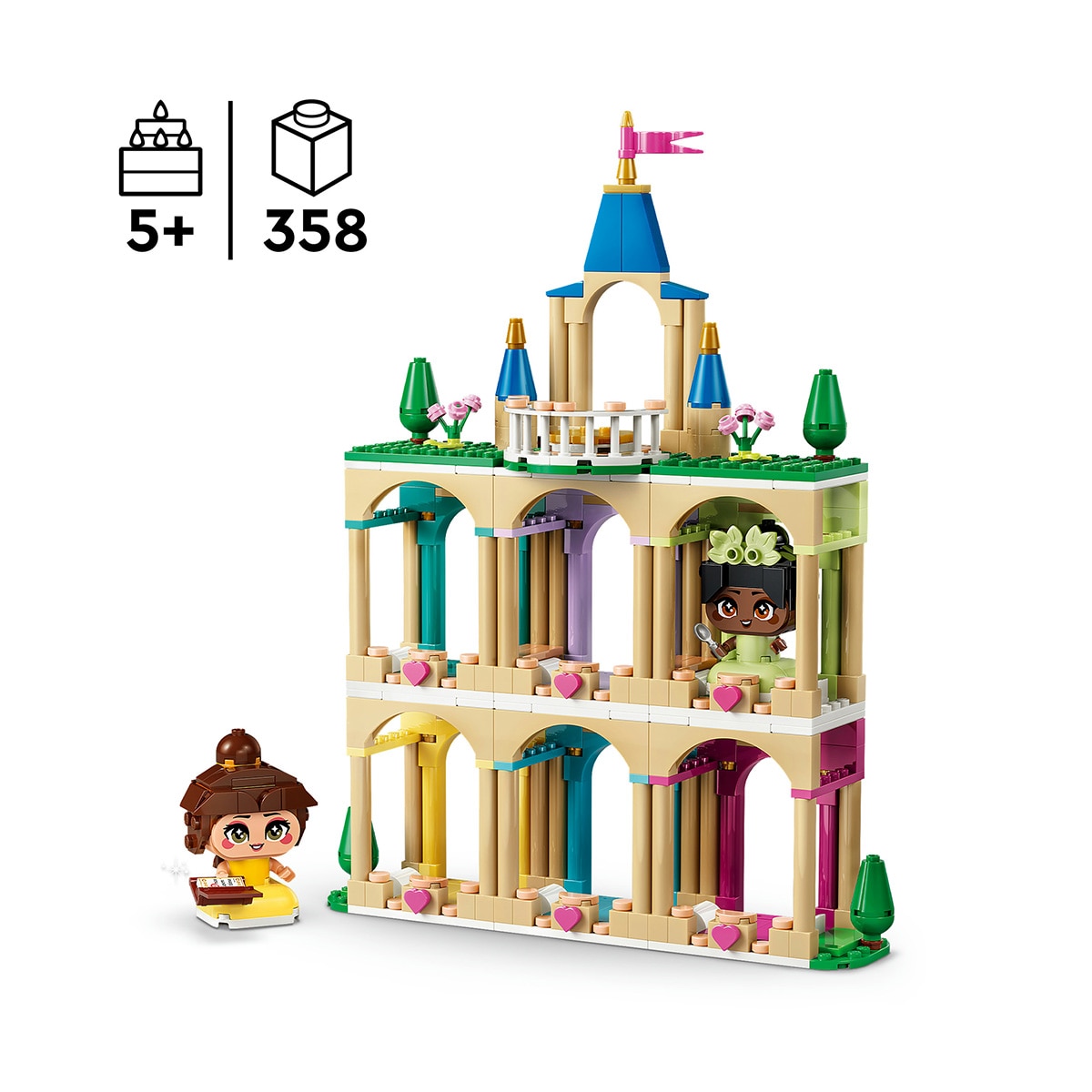 Juego de construcción Mini Bella y Tiana con Castillo LEGO Disney Princess - 43291 3