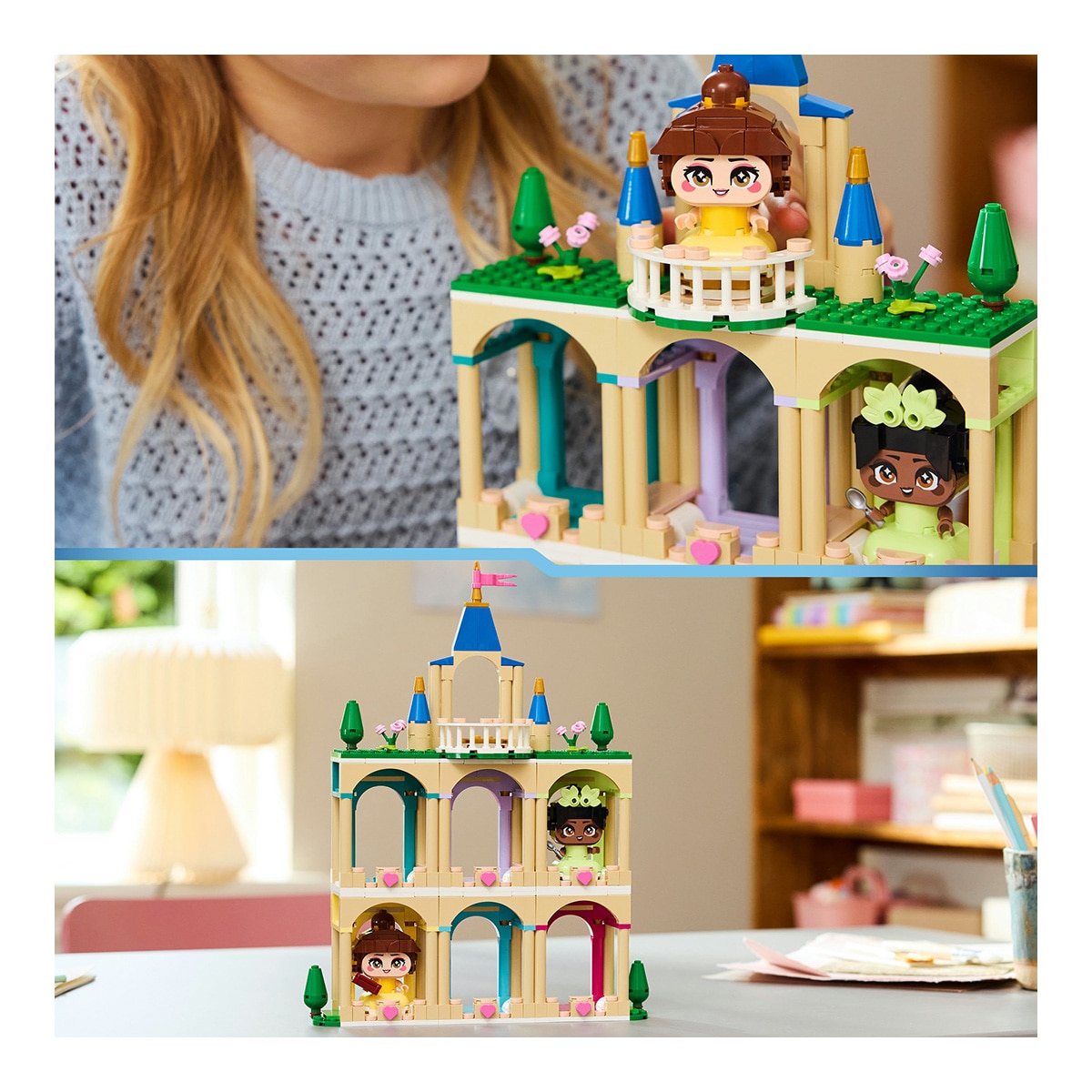 Juego de construcción Mini Bella y Tiana con Castillo LEGO Disney Princess - 43291 6