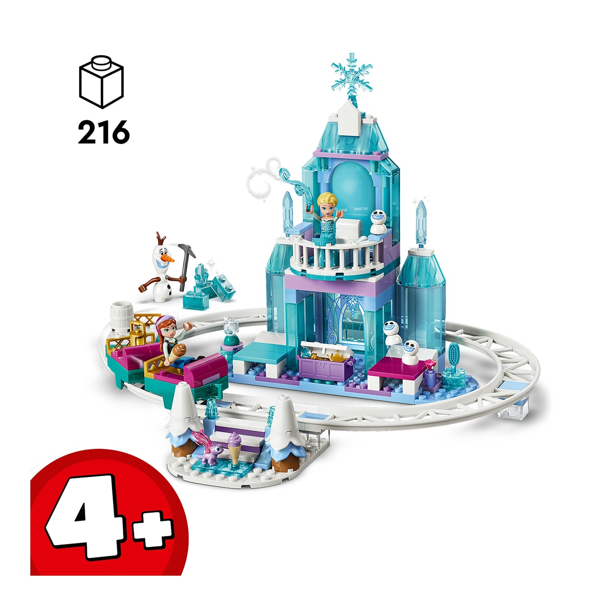 Juego de construcción Castillo de Hielo de Elsa y Aventura en la Nieve LEGO Disney Princess - 43281 4