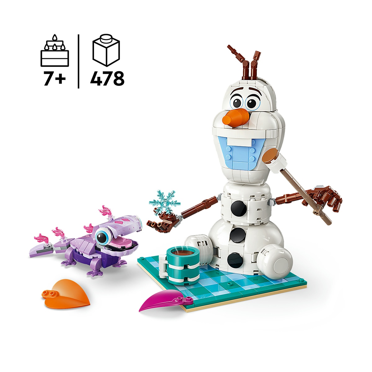 Juego de construcción Divertido Pícnic de Olaf y Bruni LEGO Disney Princess - 43287 4