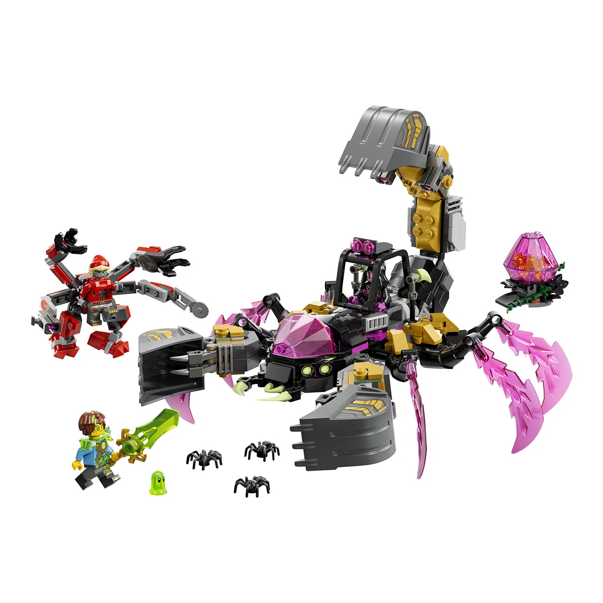 Juego de construcción Excavadora Escorpión de Pesadilla LEGO DREAMZzz - 71513 8