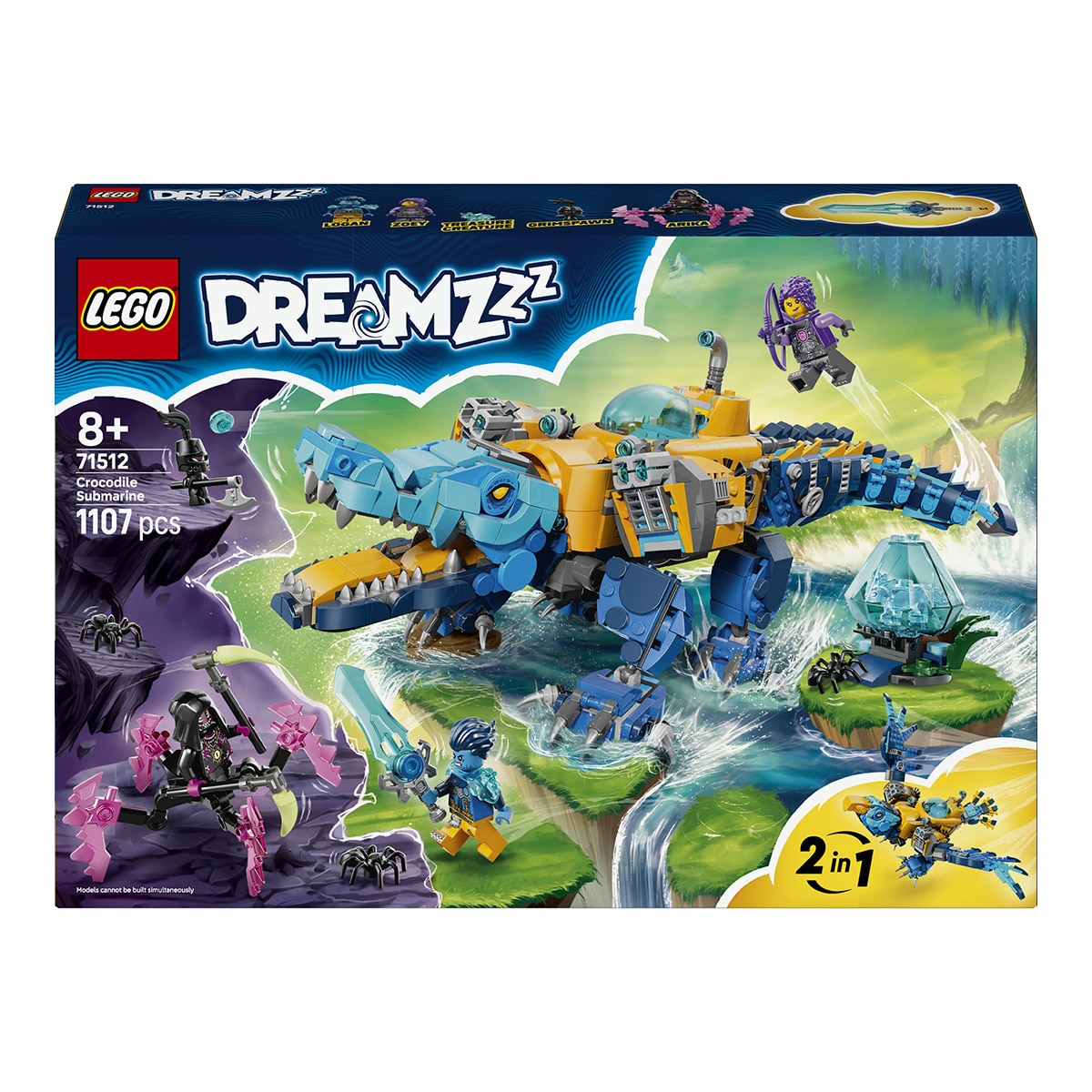 LEGO – Juego de construcción Submarino Cocodrilo LEGO DREAMZzz – 71512.