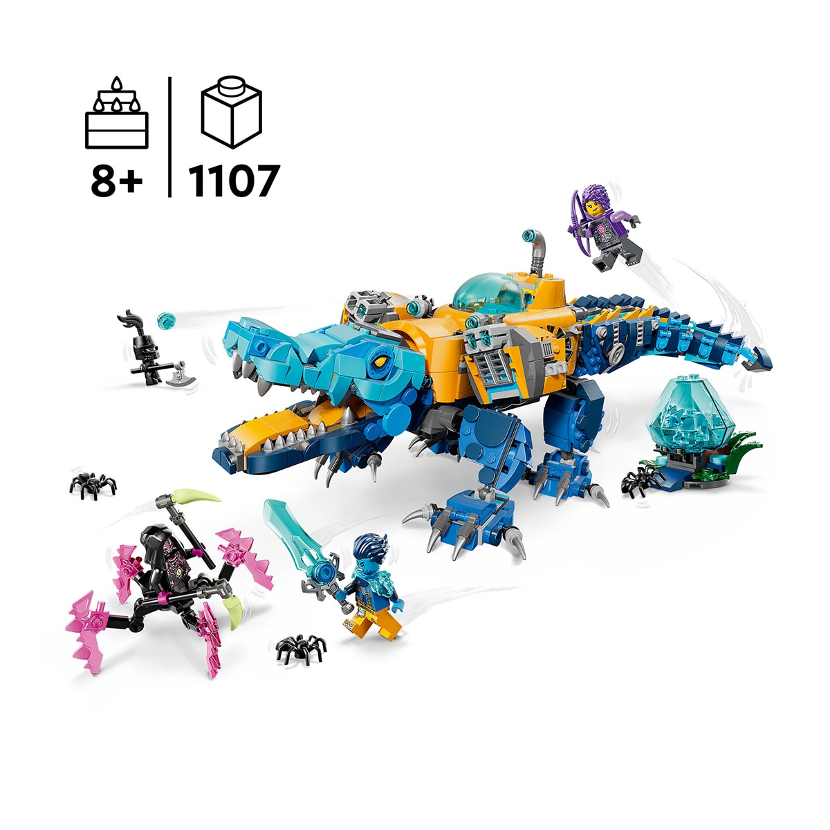Juego de construcción Submarino Cocodrilo LEGO DREAMZzz - 71512 3