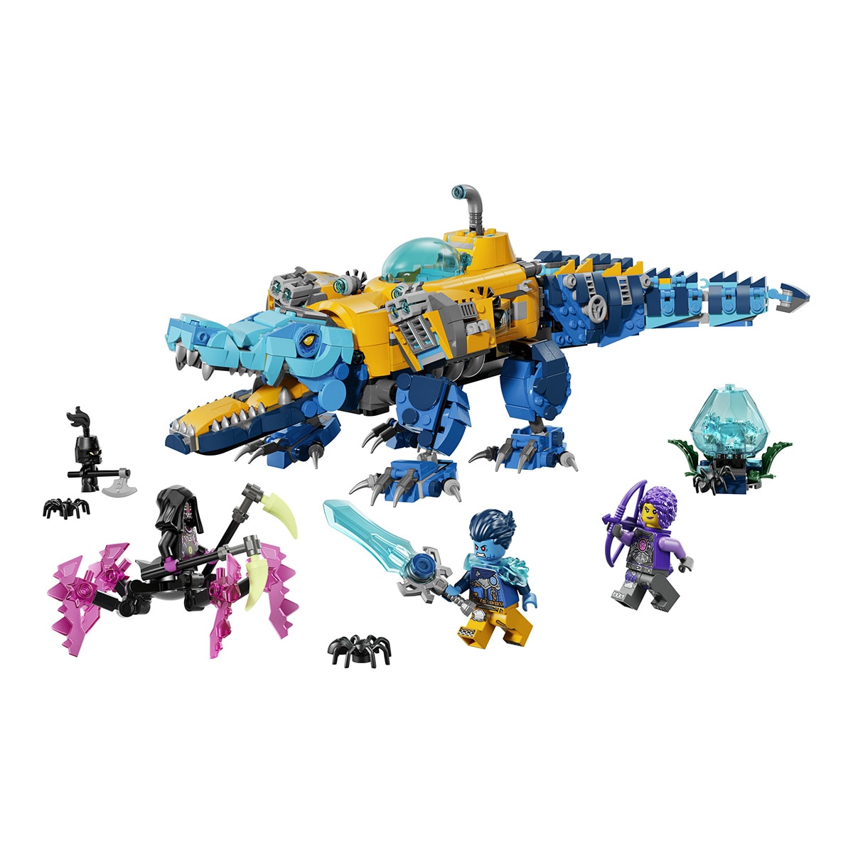 Juego de construcción Submarino Cocodrilo LEGO DREAMZzz - 71512 7