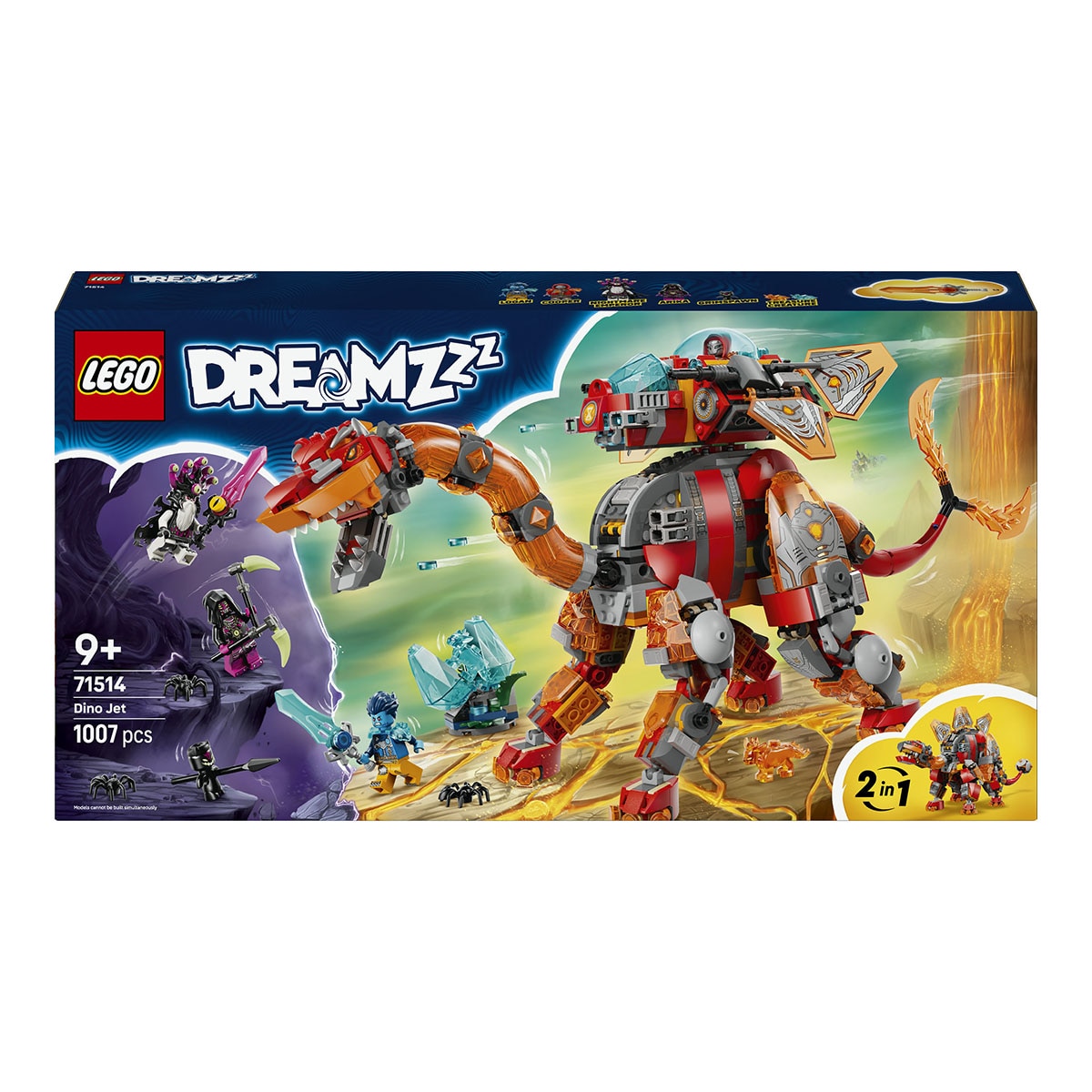 LEGO – Juego de construcción Jet Dinosaurio LEGO DREAMZzz – 71514.