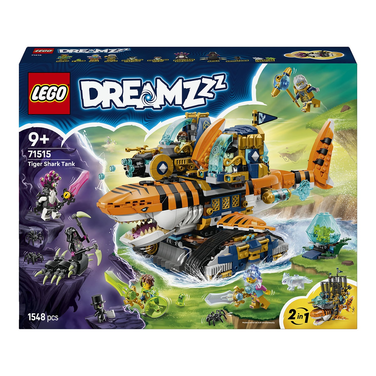 LEGO – Juego de construcción Tanque Tiburón Tigre LEGO DREAMZzz – 71515.