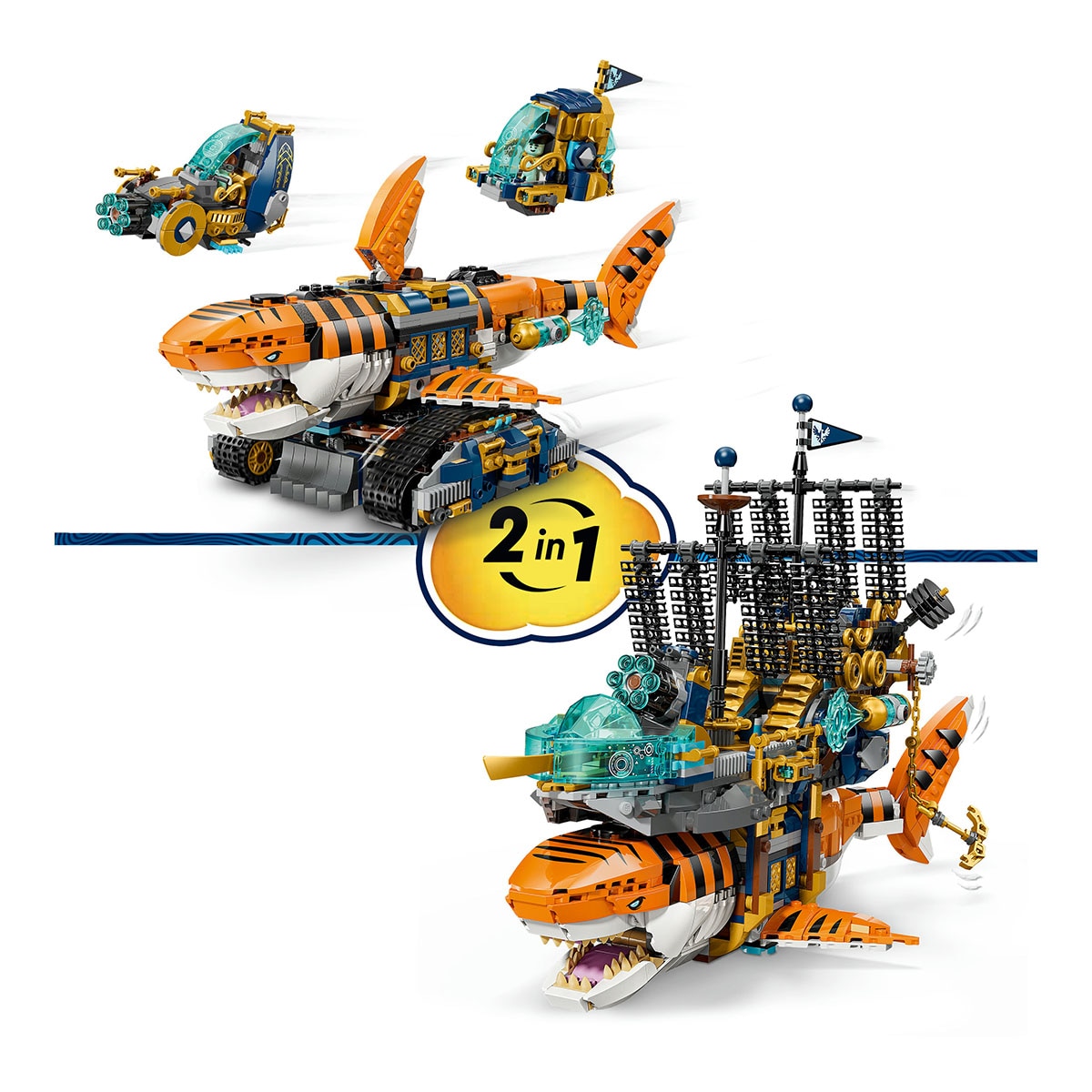Tanque de Tubarão-tigre Lego Dreamzzz 5