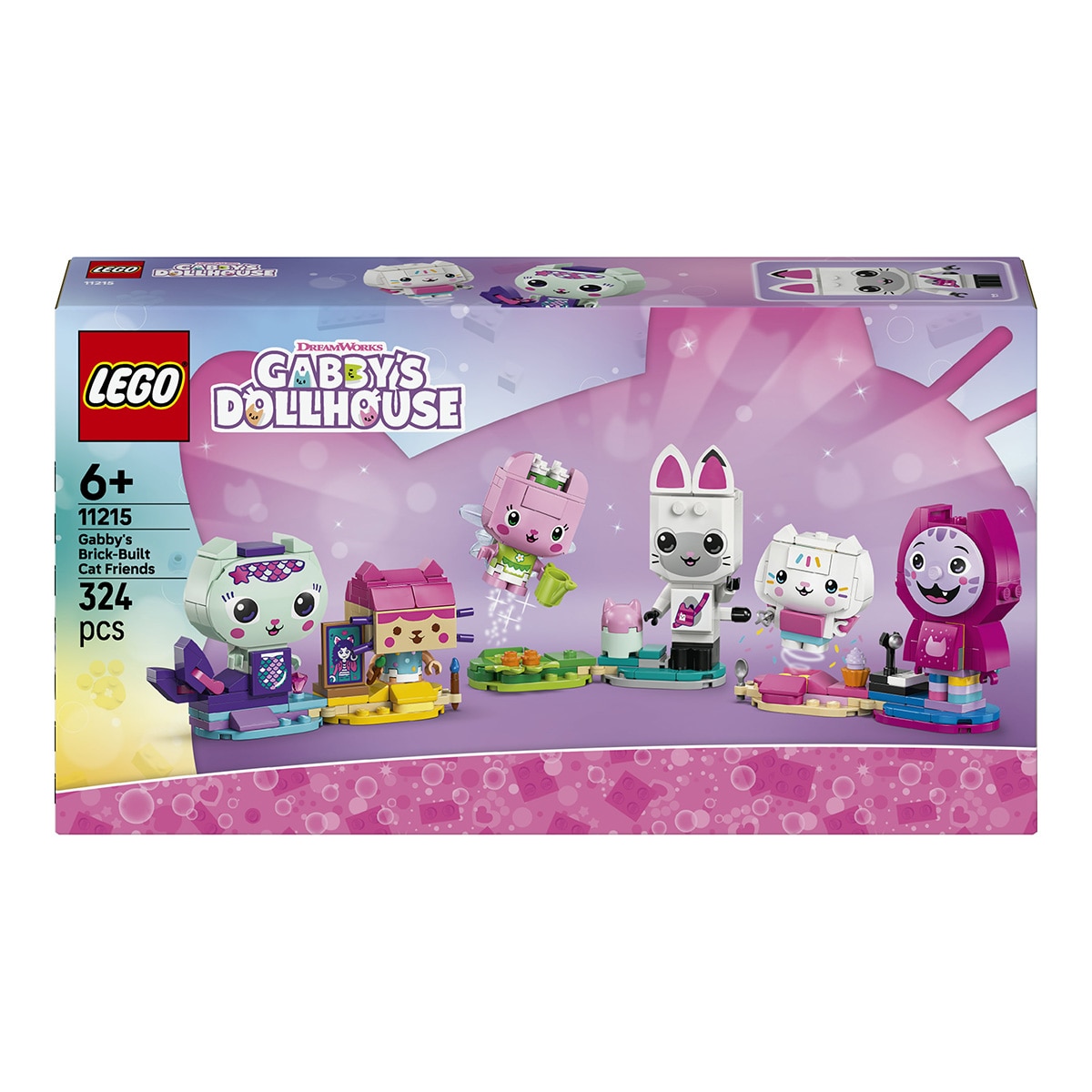 LEGO – Juego de construcción Amigos Felinos para Construir de Gabby LEGO Gabby’s Dollhouse – 11215.