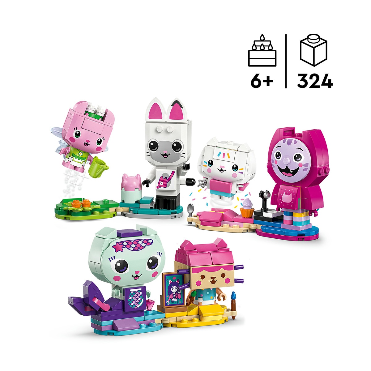 Amigos Gatinhos Construídos com Peças da Gabby Lego Gabby'S Dollhouse 4