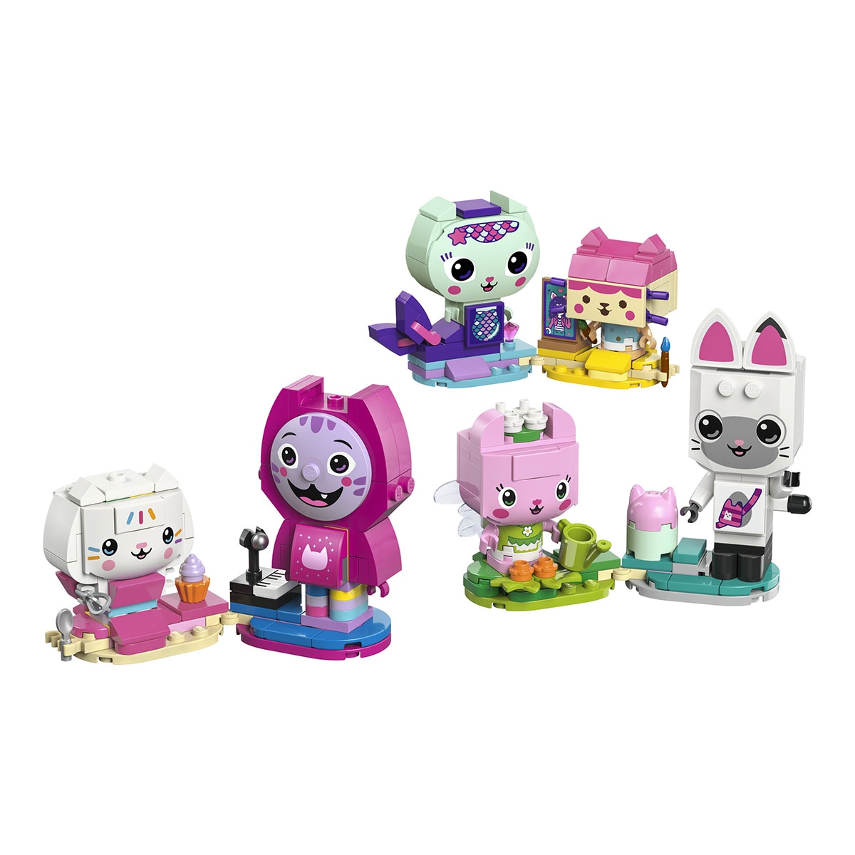 Amigos Gatinhos Construídos com Peças da Gabby Lego Gabby'S Dollhouse 8