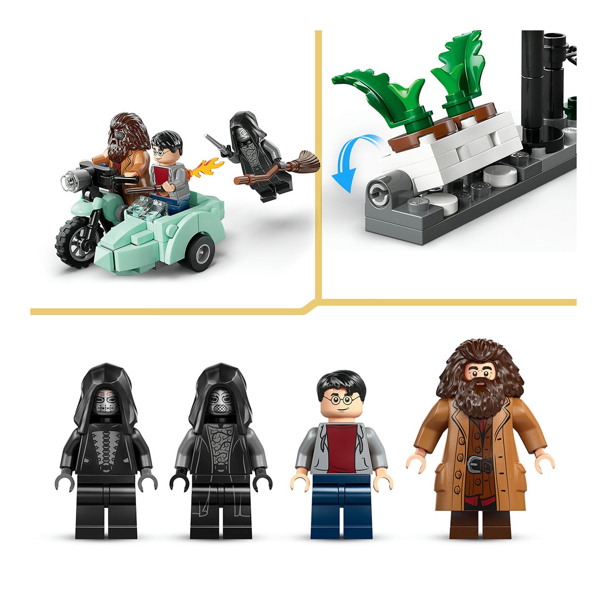 Juego de construcción Hagrid™ y Harry: Huida de Privet Drive LEGO Harry Potter TM - 76459 6