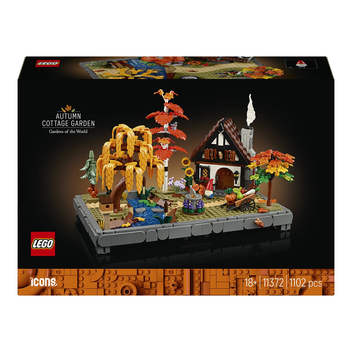 LEGO – Juego de construcción Jardín Rural Otoñal 11372 LEGO Icons – 11372.