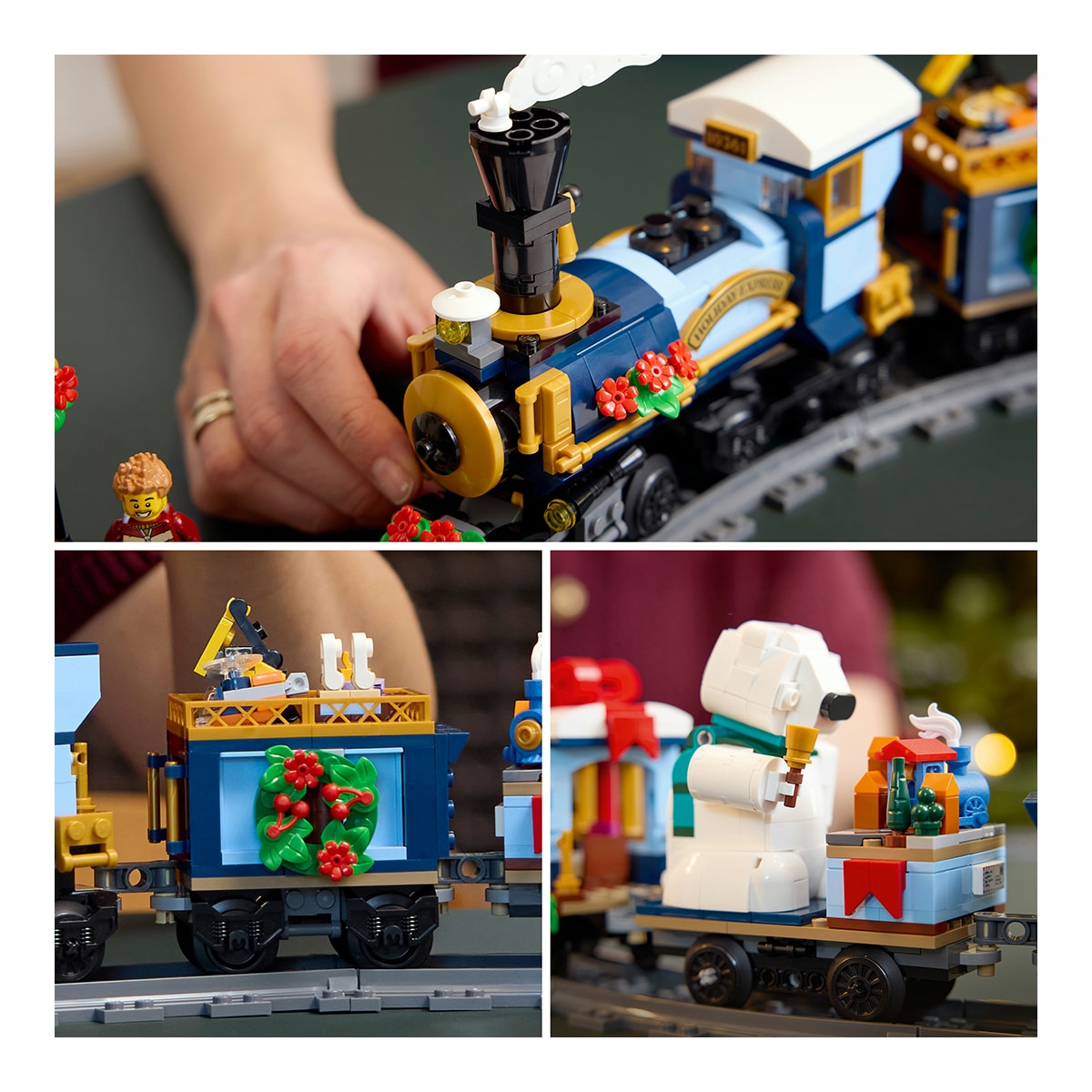 Comboio «Holiday Express» Lego Icons 6