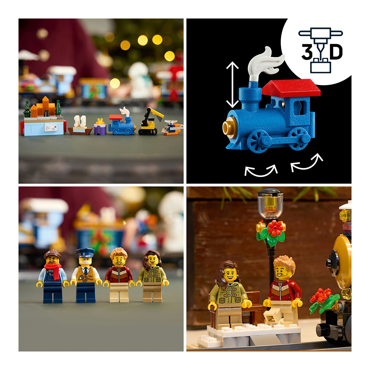 Comboio «Holiday Express» Lego Icons 7