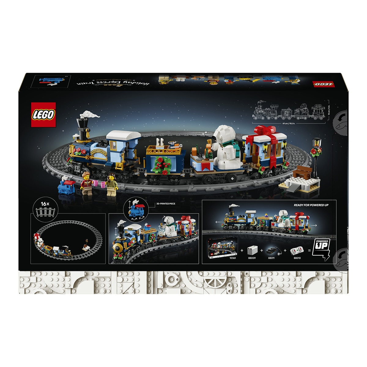 Comboio «Holiday Express» Lego Icons 9