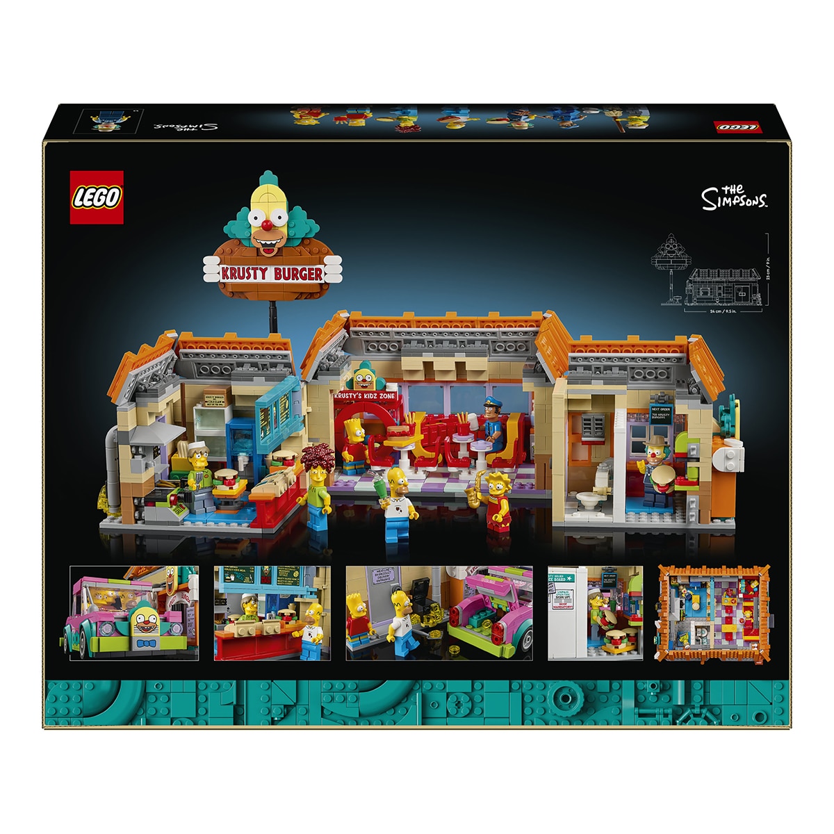 Juego de construcción The Simpsons™: Krusty Burger LEGO Icons - 10352 9