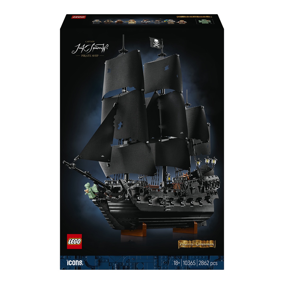Imagen 0 de Juego de construcción Barco Pirata del Capitán Jack Sparrow LEGO Icons - 10365