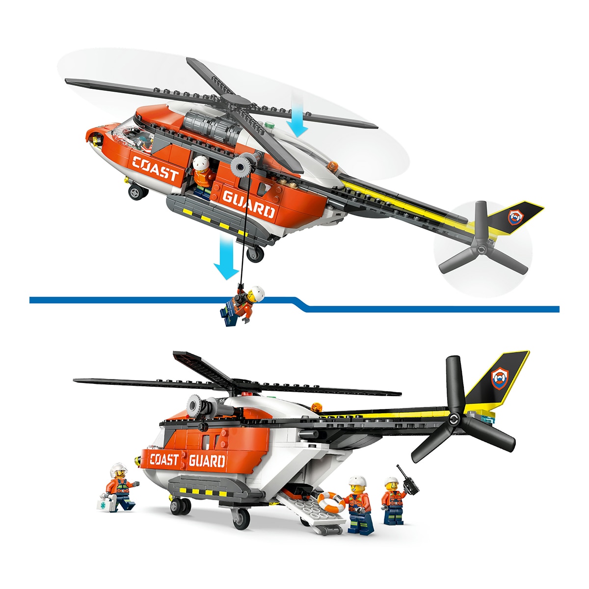 Juego de construcción Helicóptero de Guardacostas LEGO City Exploration - 60503 5